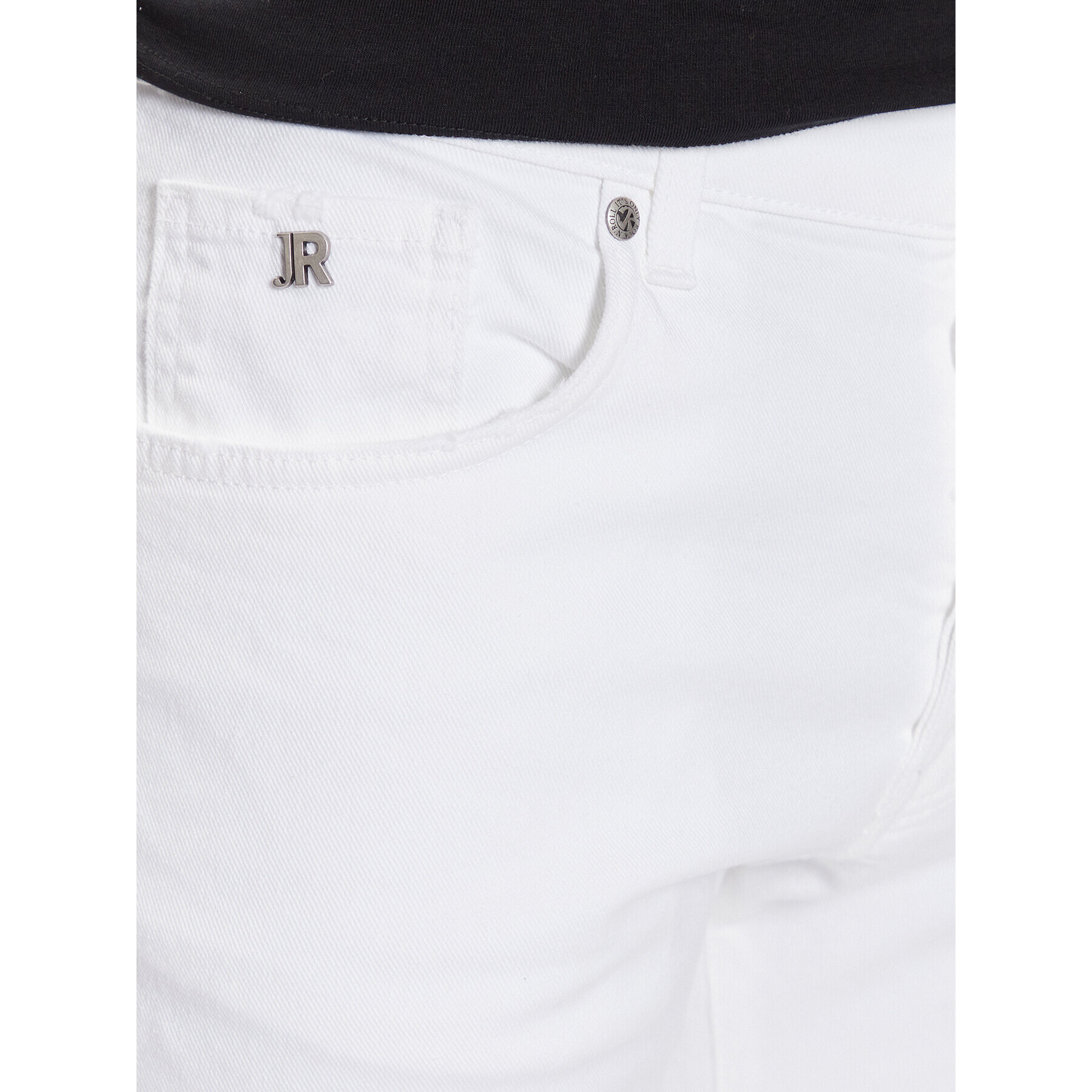 John Richmond Дънки RMP23078JE Бял Straight Fit - Pepit.bg