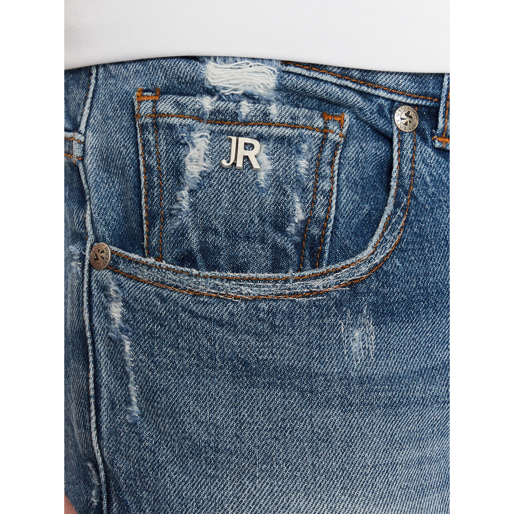 John Richmond Дънки RMP23146JE Син Skinny Fit - Pepit.bg