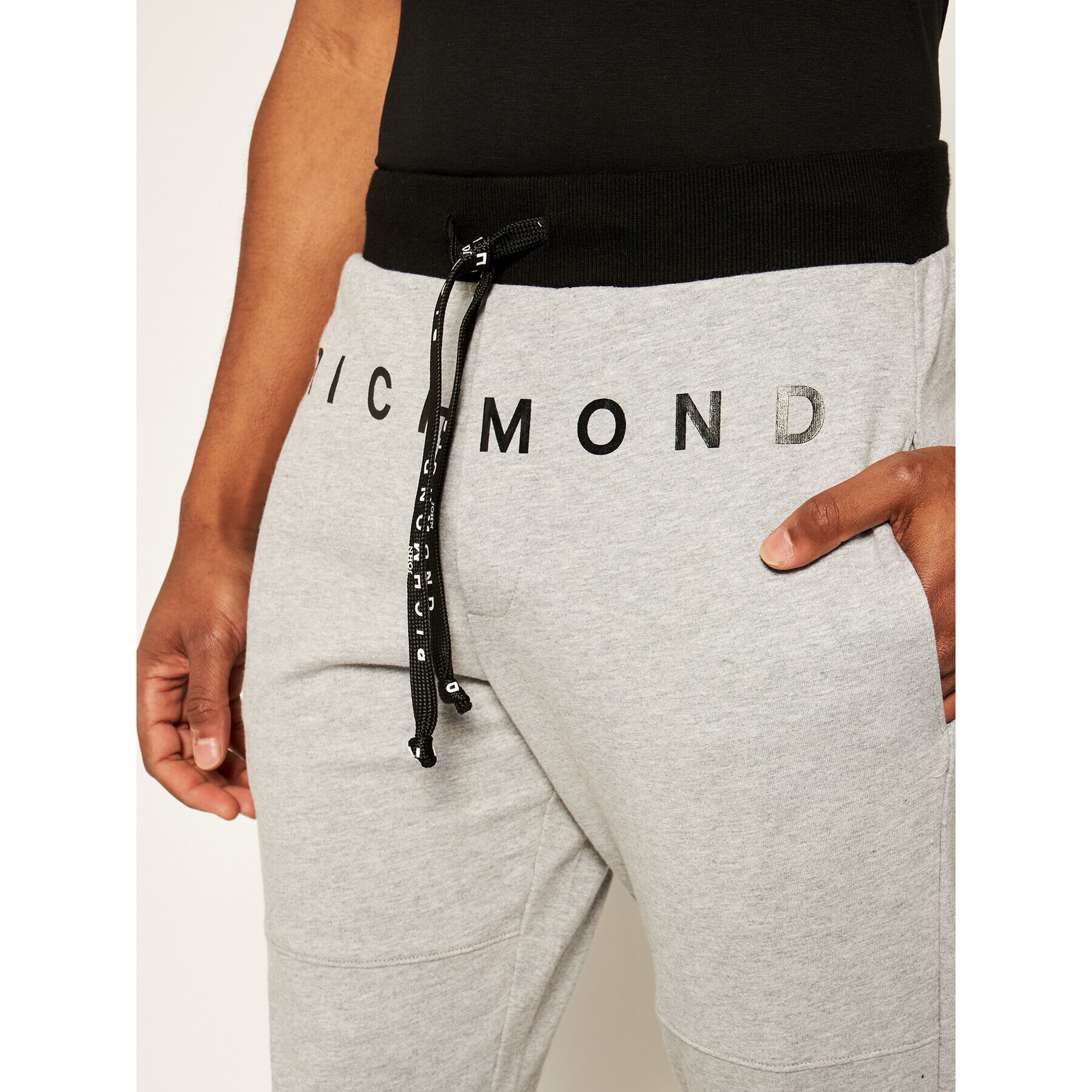 John Richmond Долнище анцуг Pompey UMA19034PA Сив Regular Fit - Pepit.bg