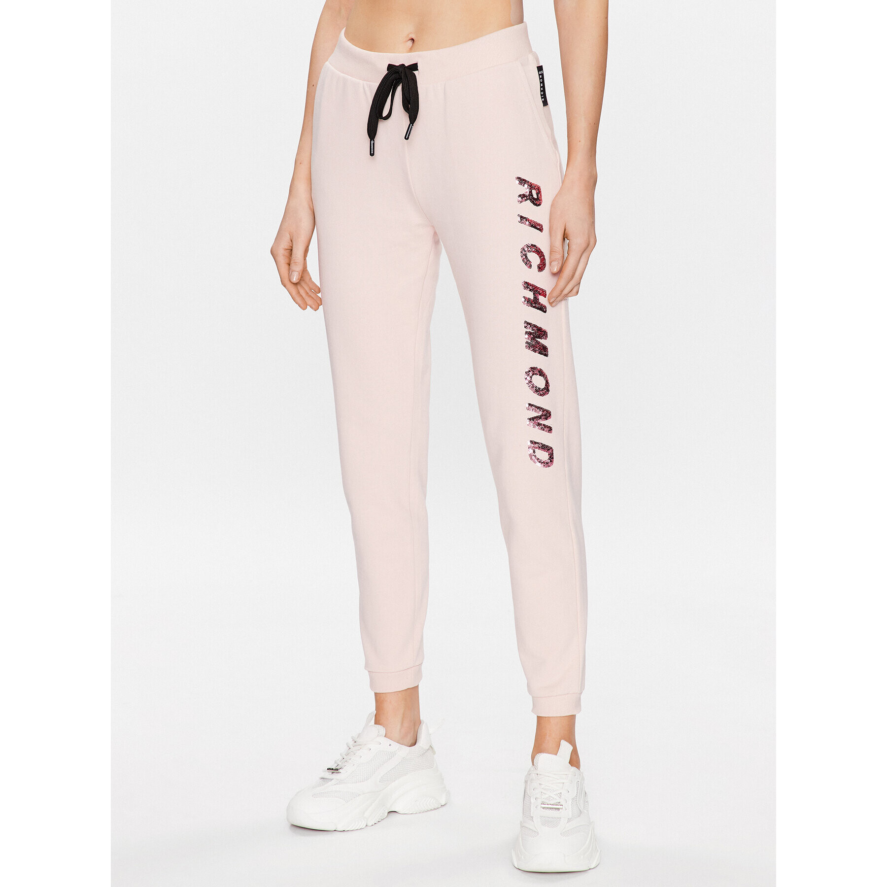 John Richmond Долнище анцуг UWP23044PA Розов Classic Fit - Pepit.bg
