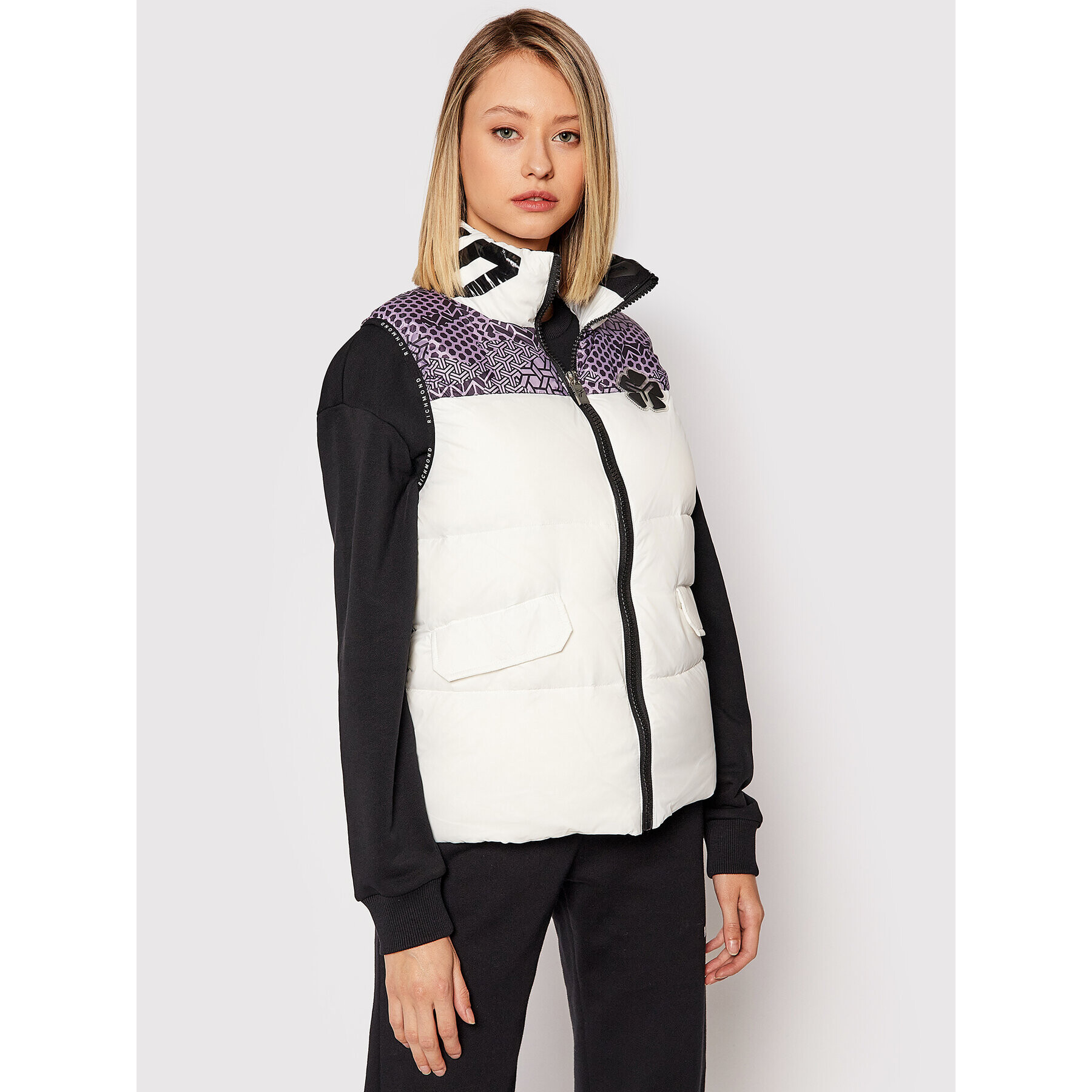 John Richmond Елек Raise UWA21039PI Бял Regular Fit - Pepit.bg