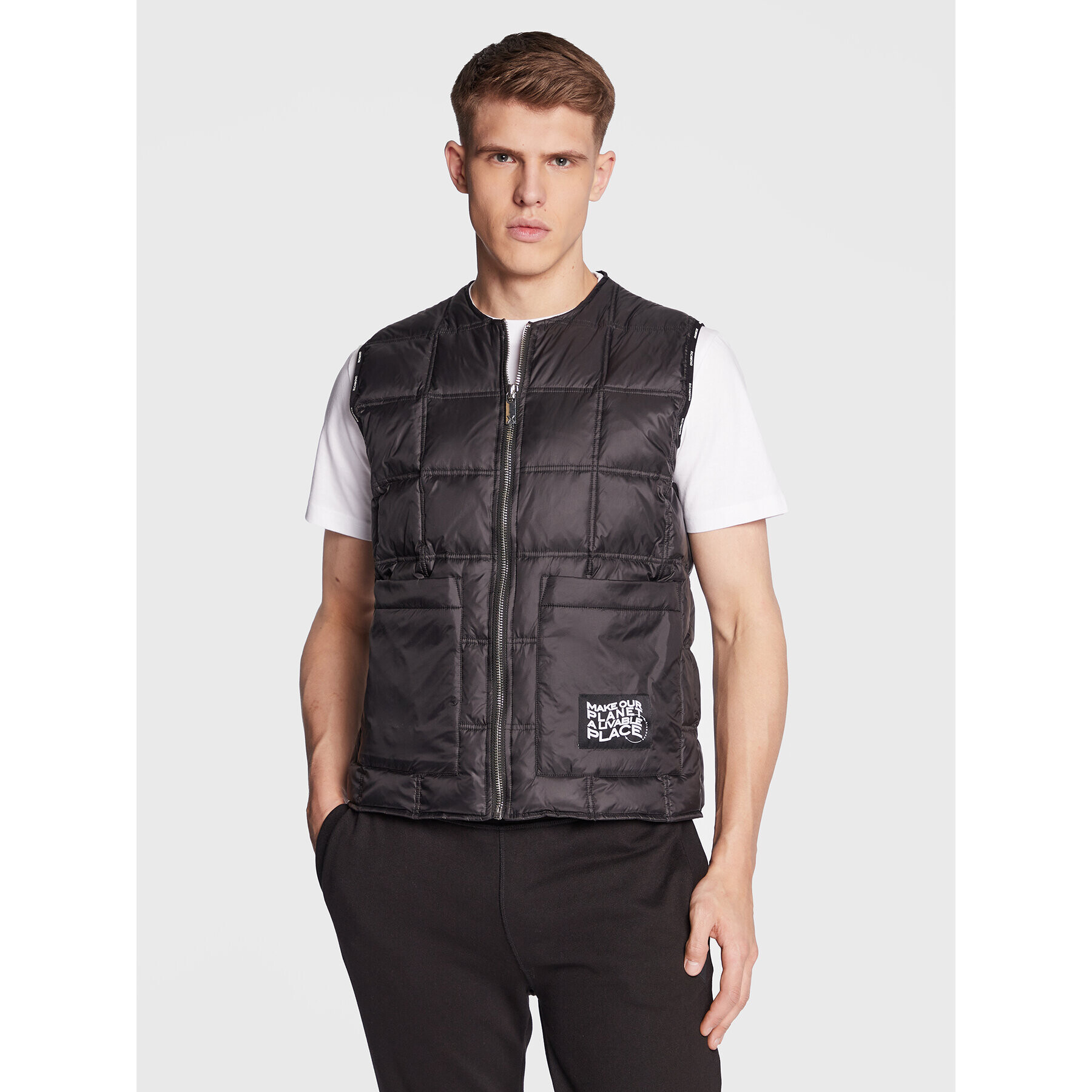 John Richmond Елек UMP23091PI Черен Regular Fit - Pepit.bg