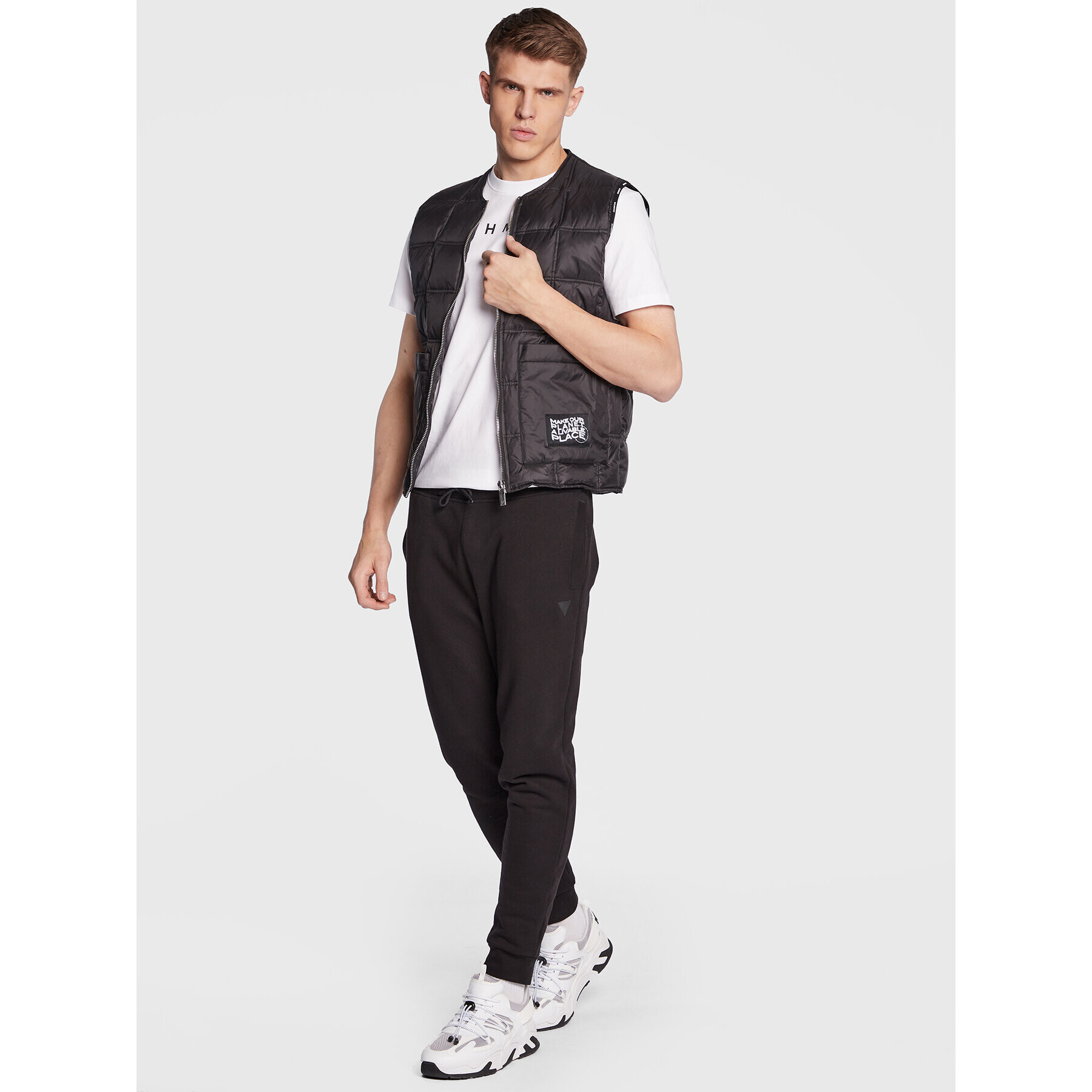 John Richmond Елек UMP23091PI Черен Regular Fit - Pepit.bg