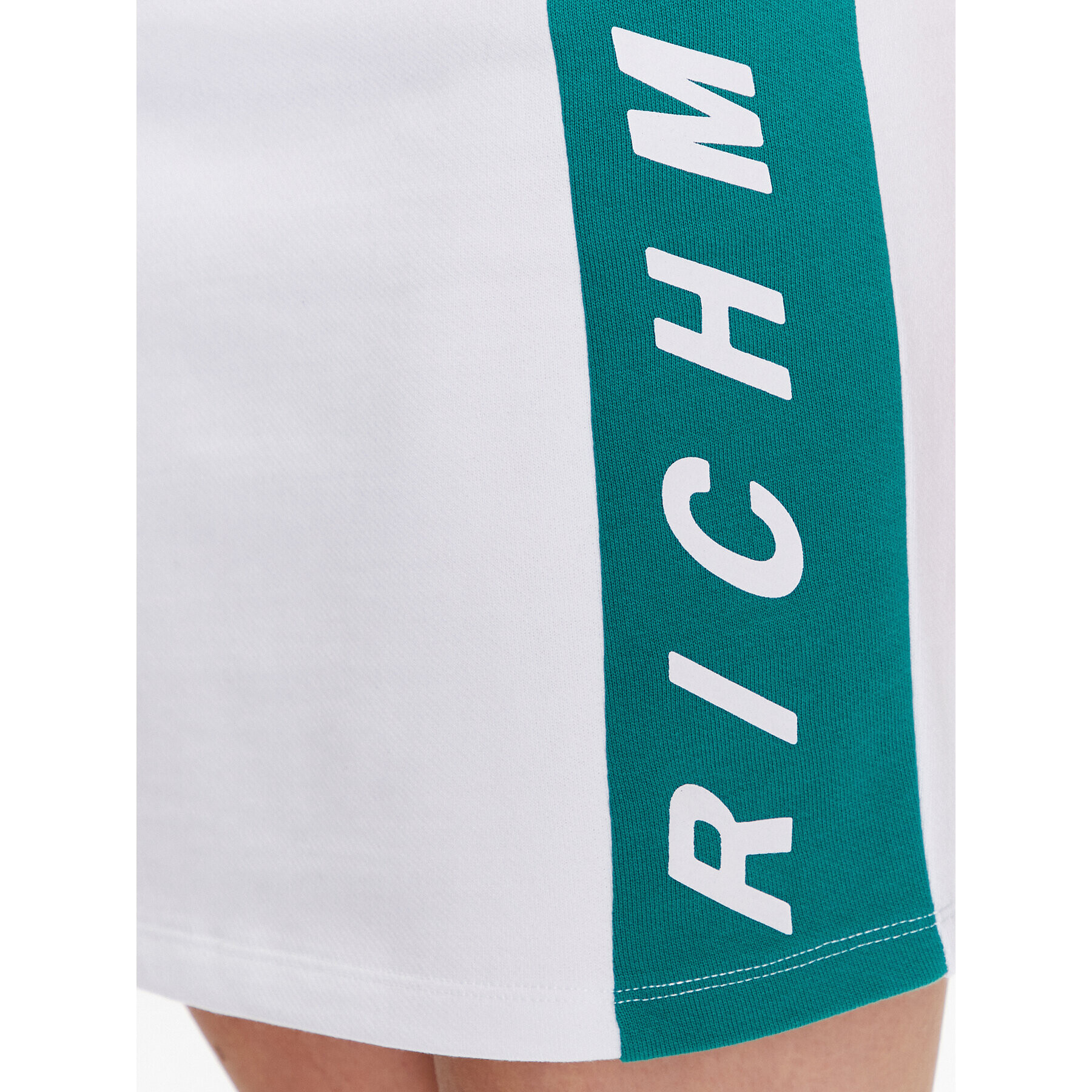 John Richmond Мини пола UWP23075GO Бял Modern Fit - Pepit.bg