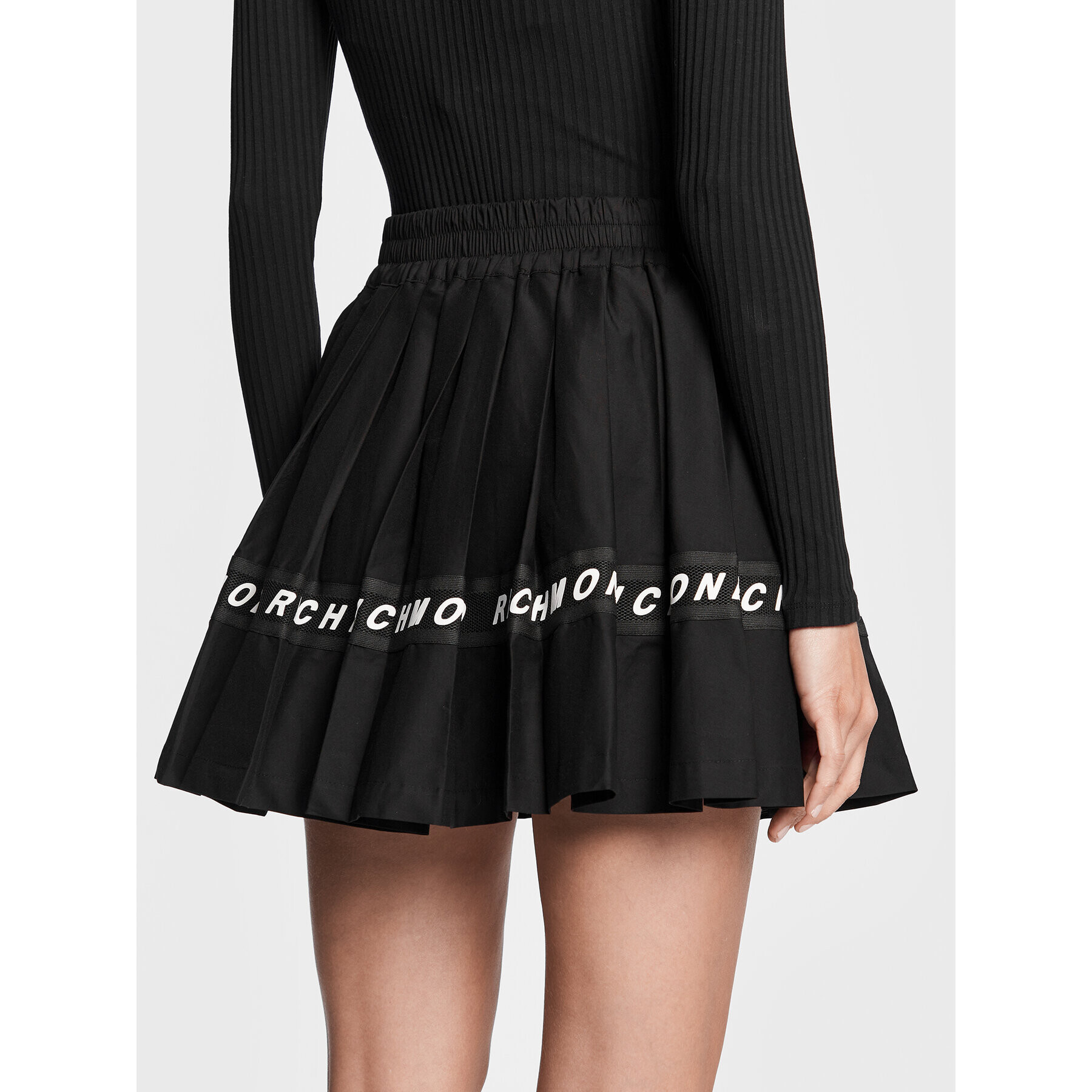 John Richmond Мини пола UWP23002GO Черен Modern Fit - Pepit.bg