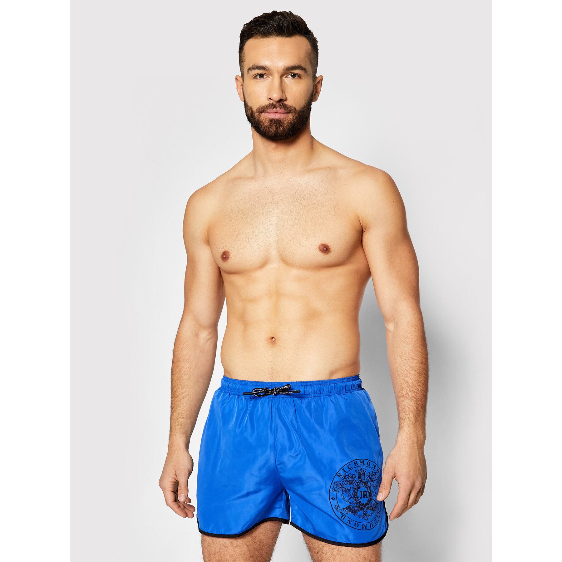 John Richmond Плувни шорти Madley UMP21128CO Син Regular Fit - Pepit.bg