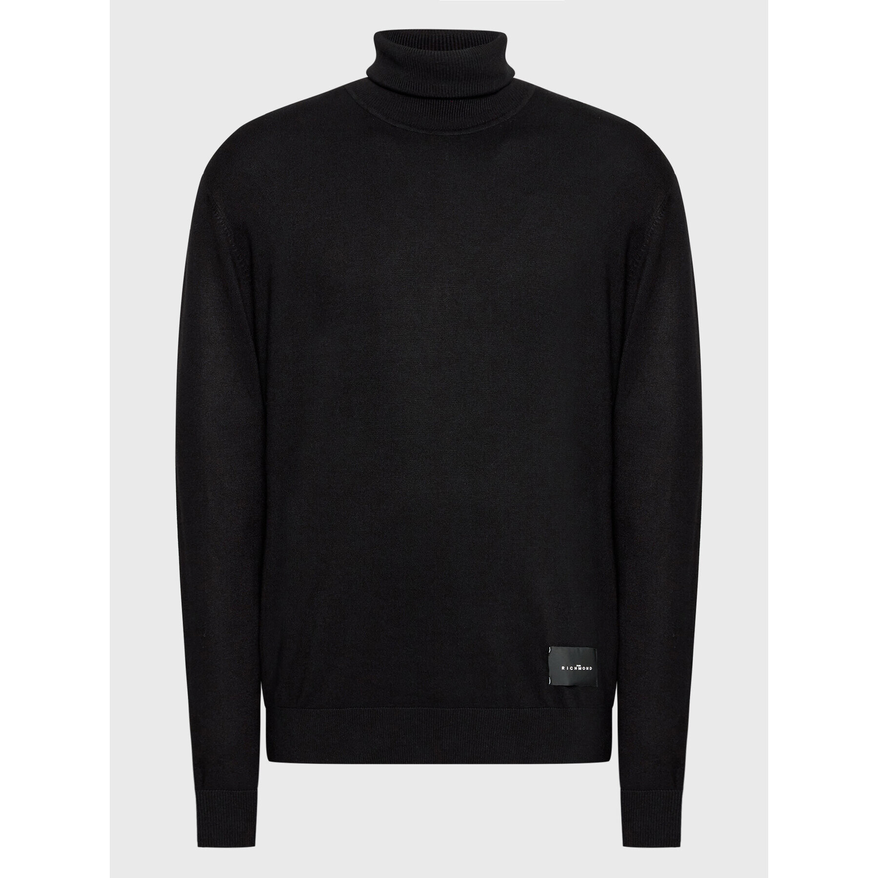 John Richmond Поло RMA22216LU Черен Slim Fit - Pepit.bg