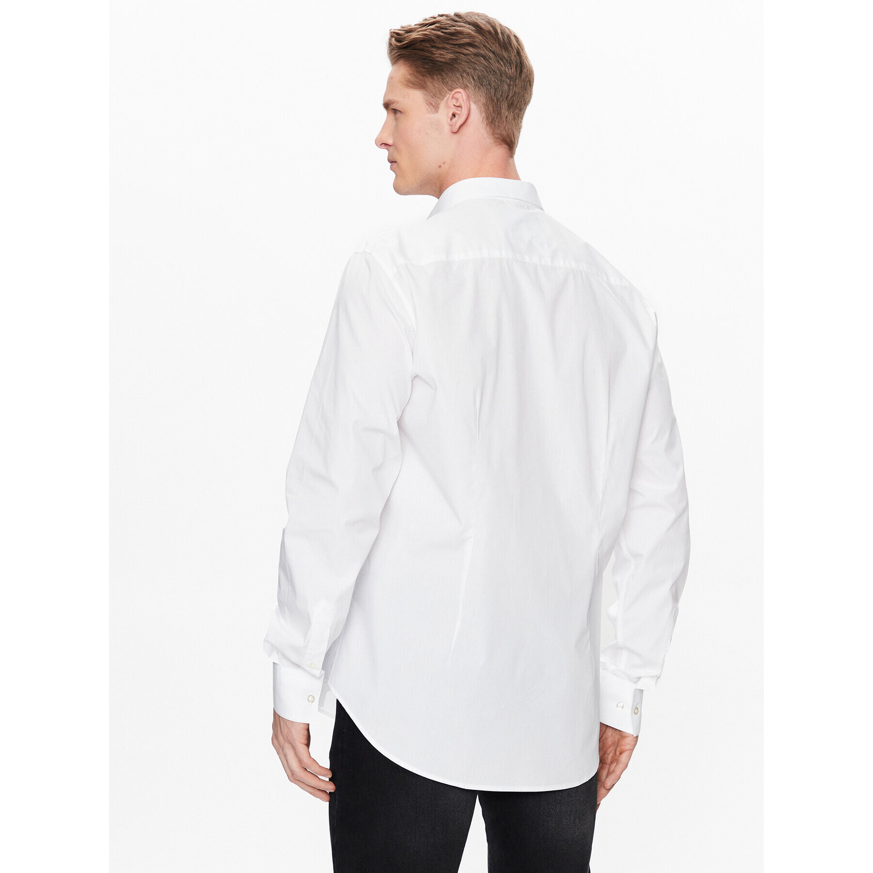 John Richmond Риза RMP23011CA Бял Regular Fit - Pepit.bg