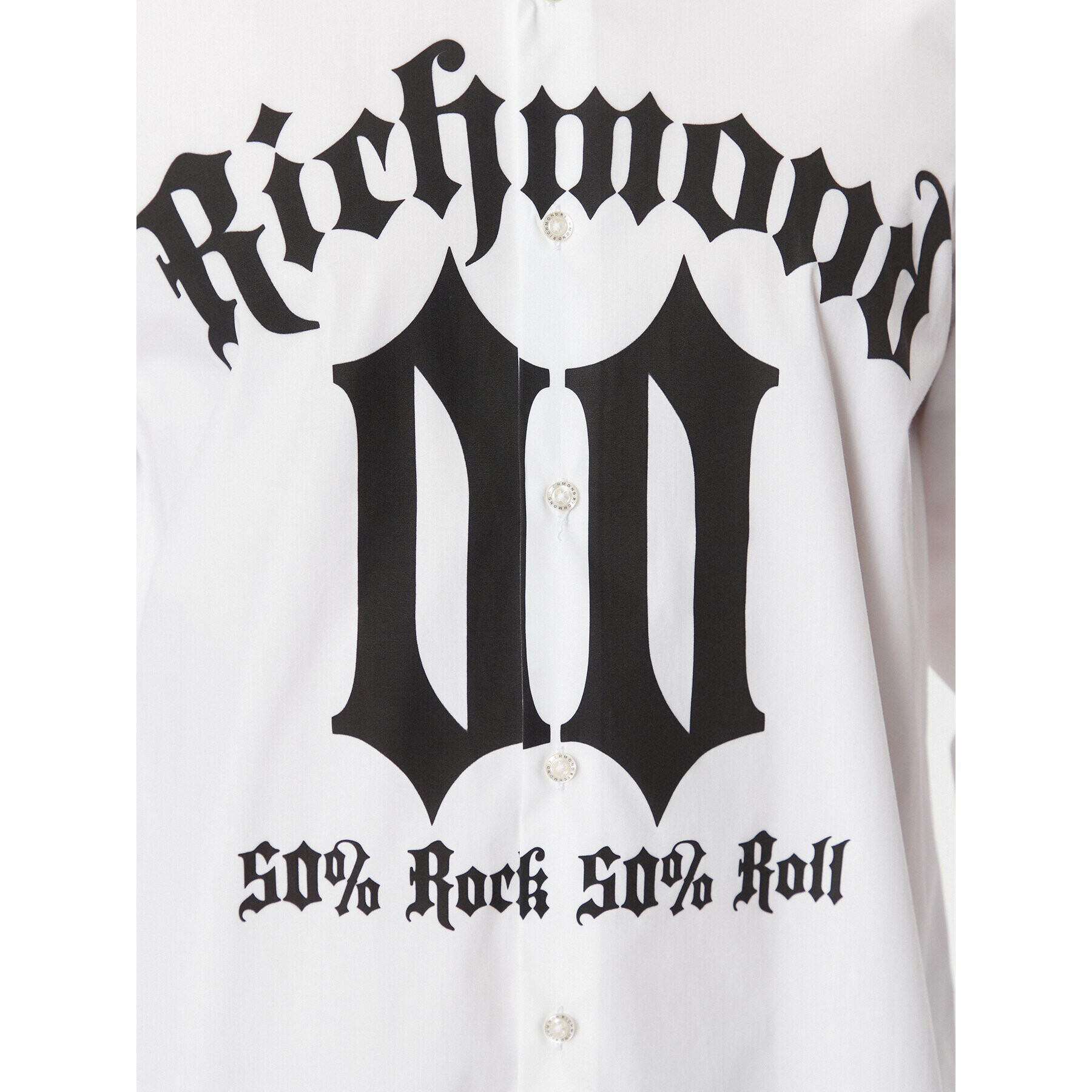 John Richmond Риза RMP23011CA Бял Regular Fit - Pepit.bg