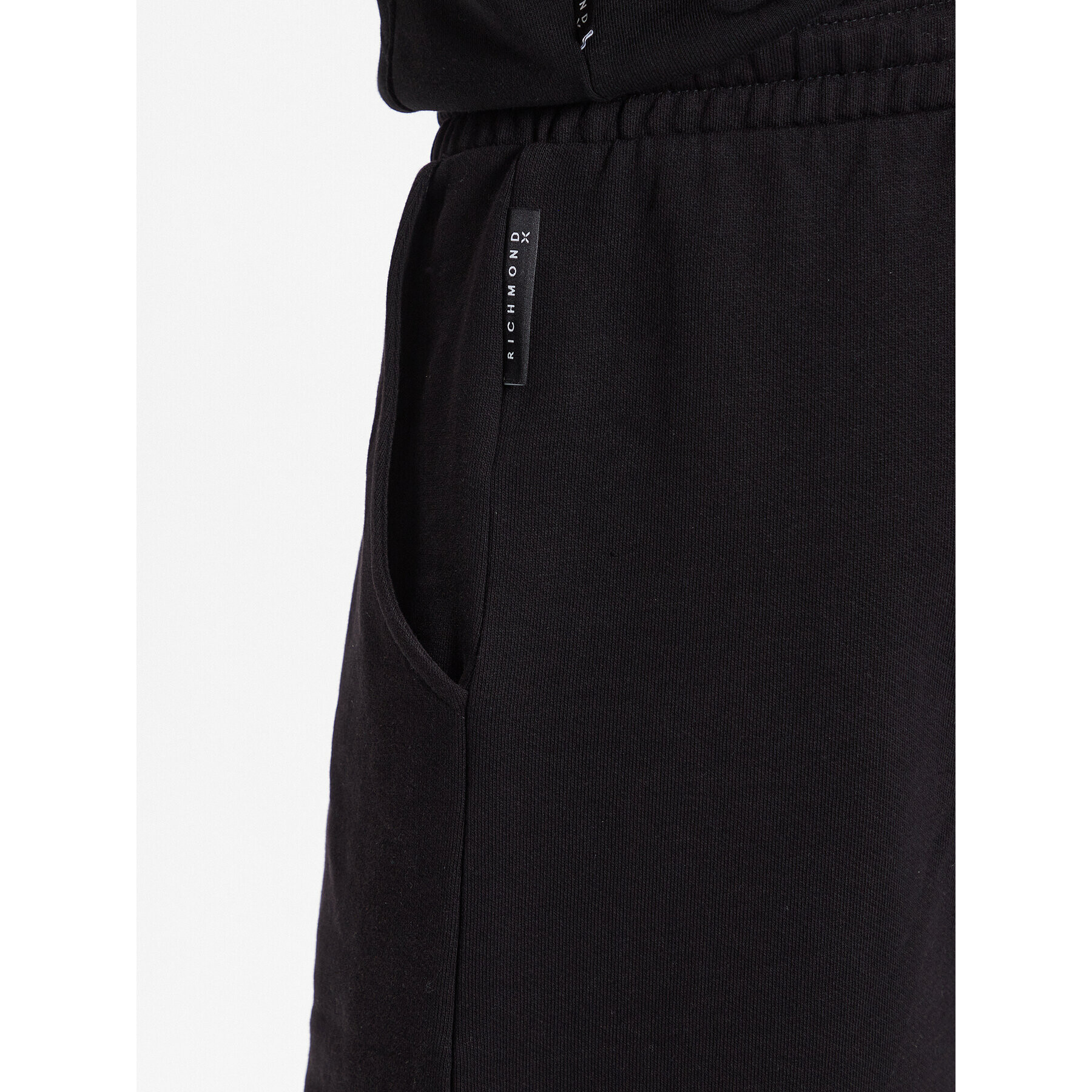 John Richmond Спортни шорти UMP23012BE Черен Regular Fit - Pepit.bg