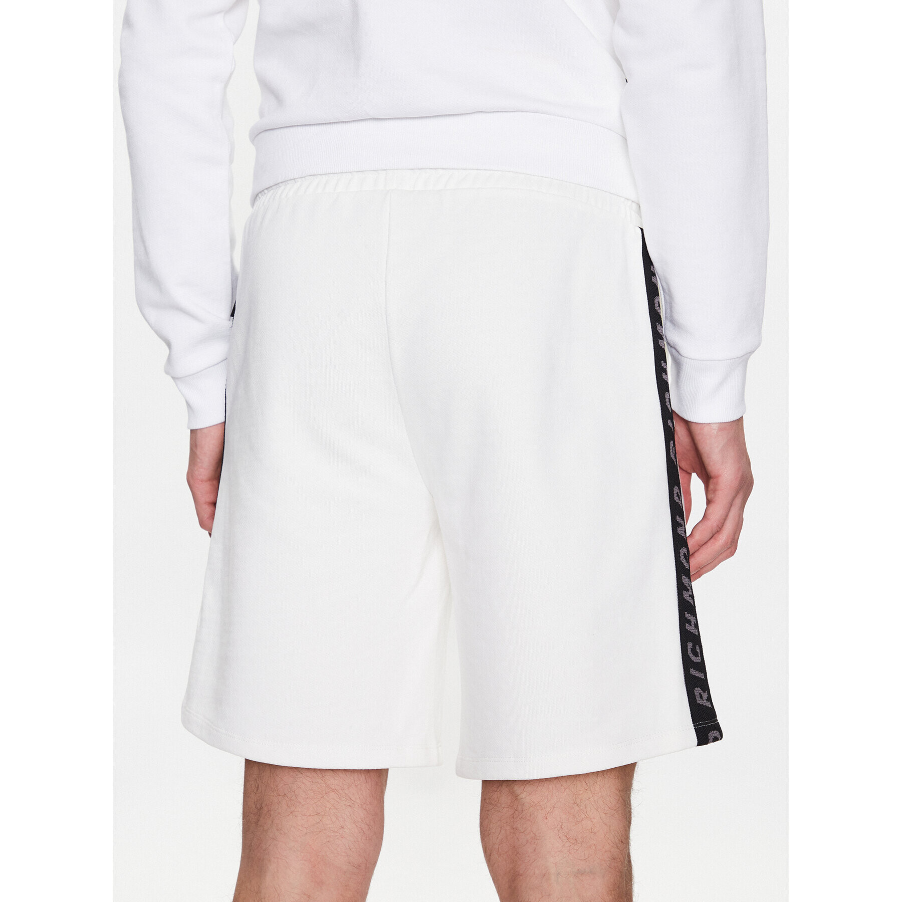 John Richmond Спортни шорти UMP23037BE Бял Regular Fit - Pepit.bg