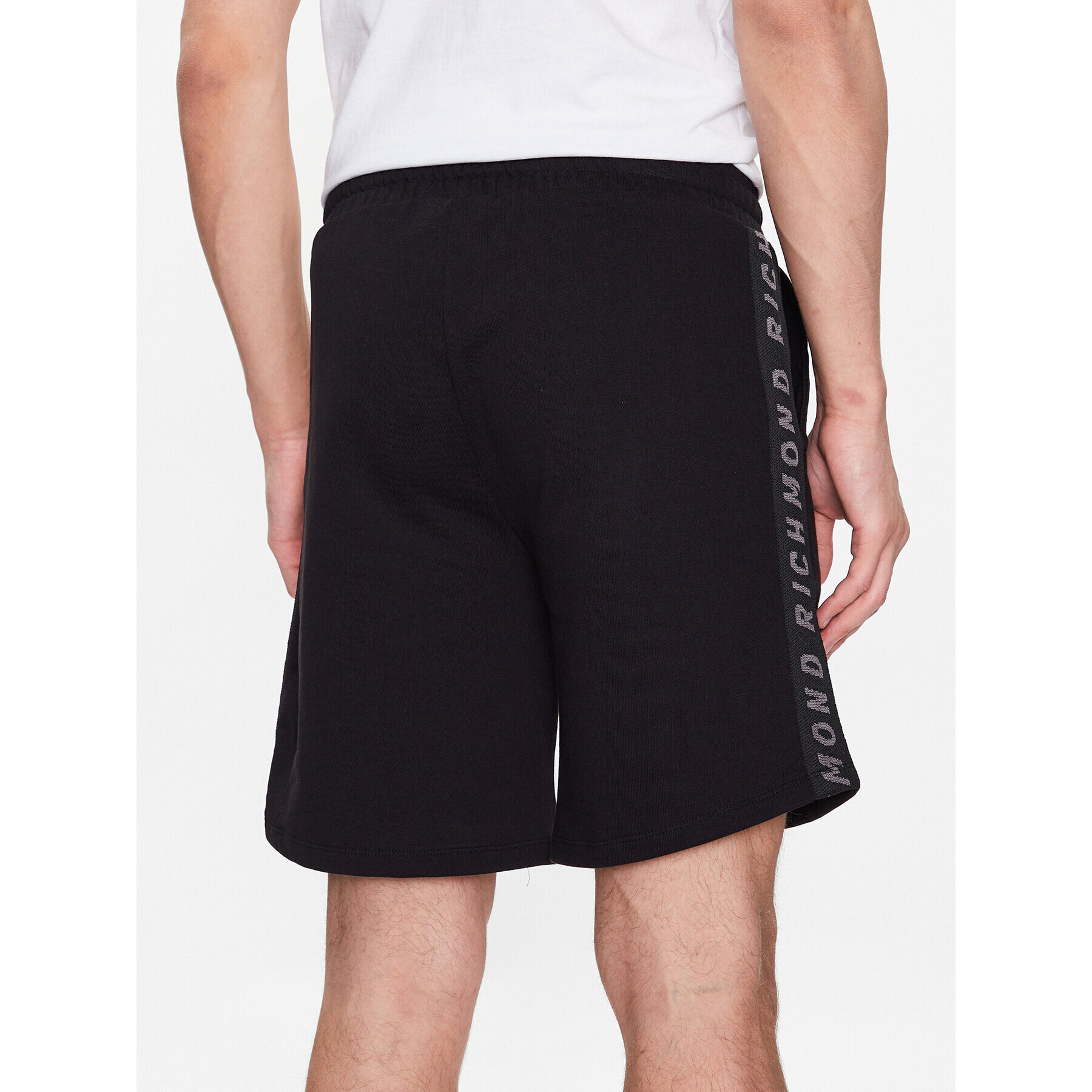 John Richmond Спортни шорти UMP23037BE Черен Regular Fit - Pepit.bg