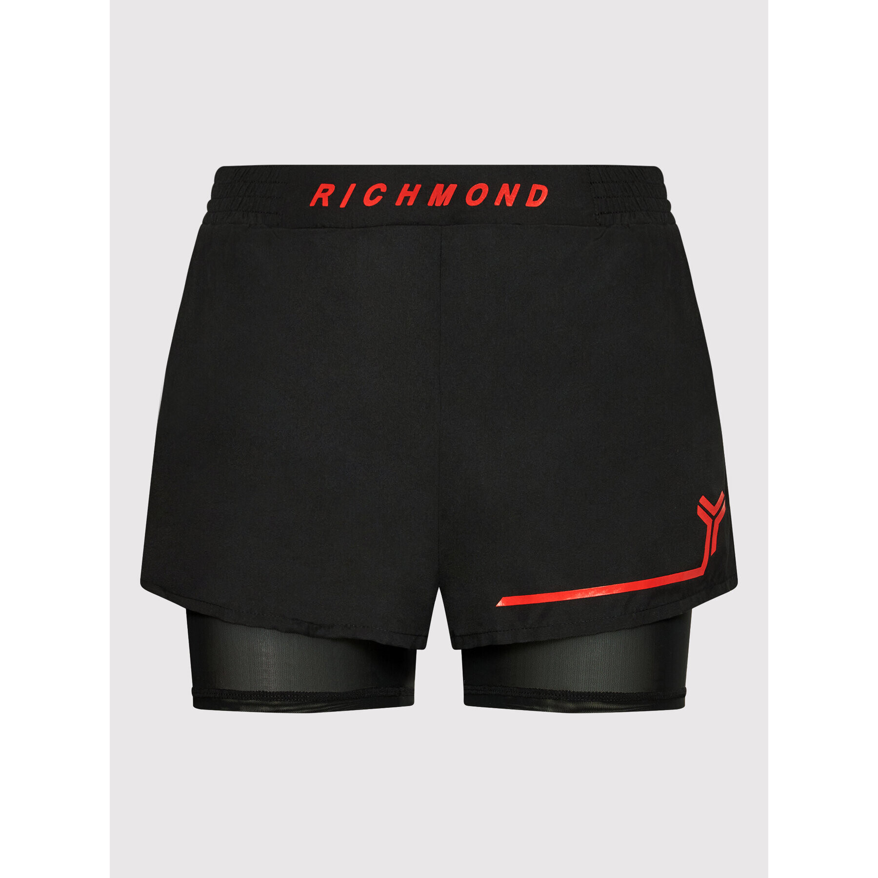 John Richmond Спортни шорти UWP22026SH Черен Regular Fit - Pepit.bg