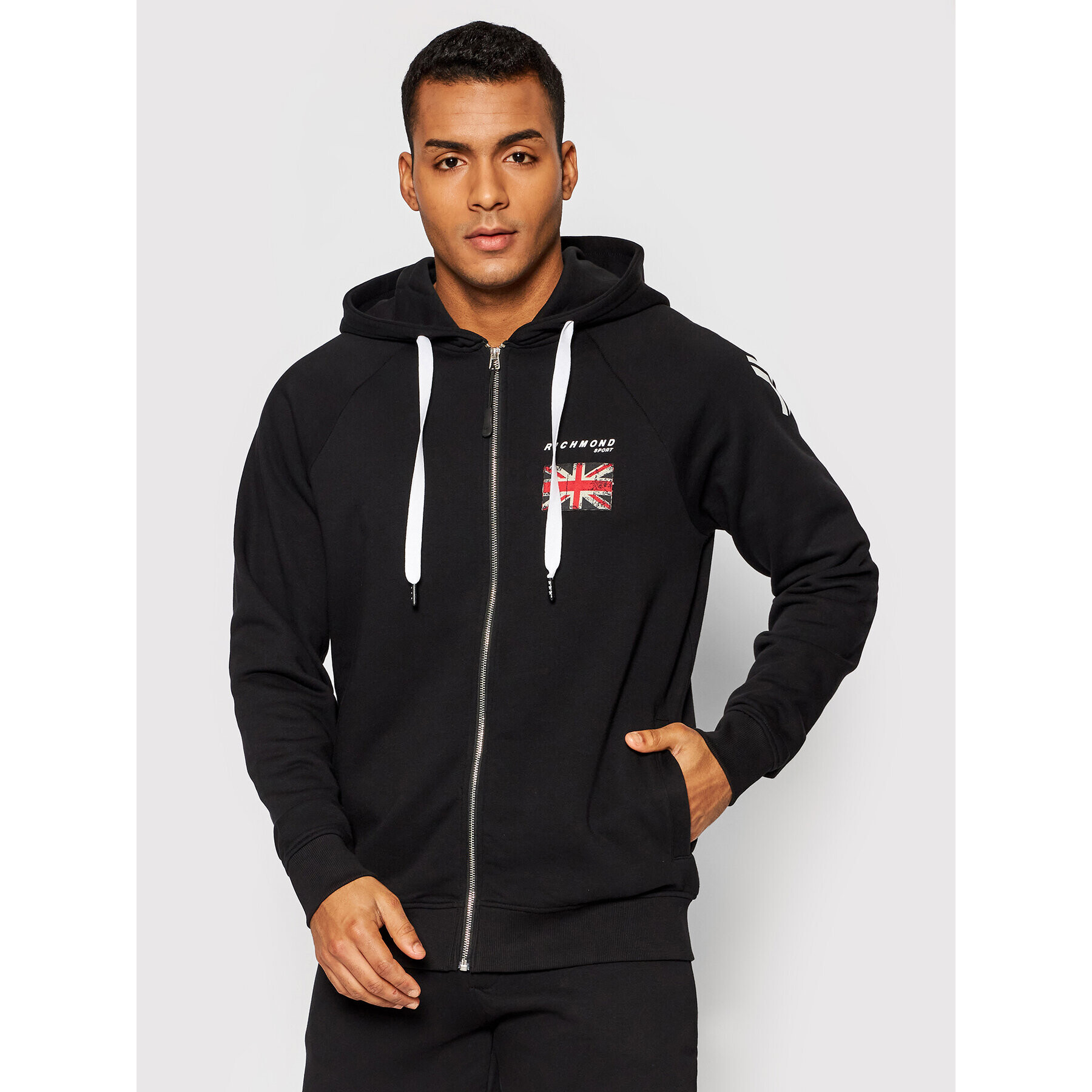 John Richmond Суитшърт Dresda UMP22027FE Черен Regular Fit - Pepit.bg