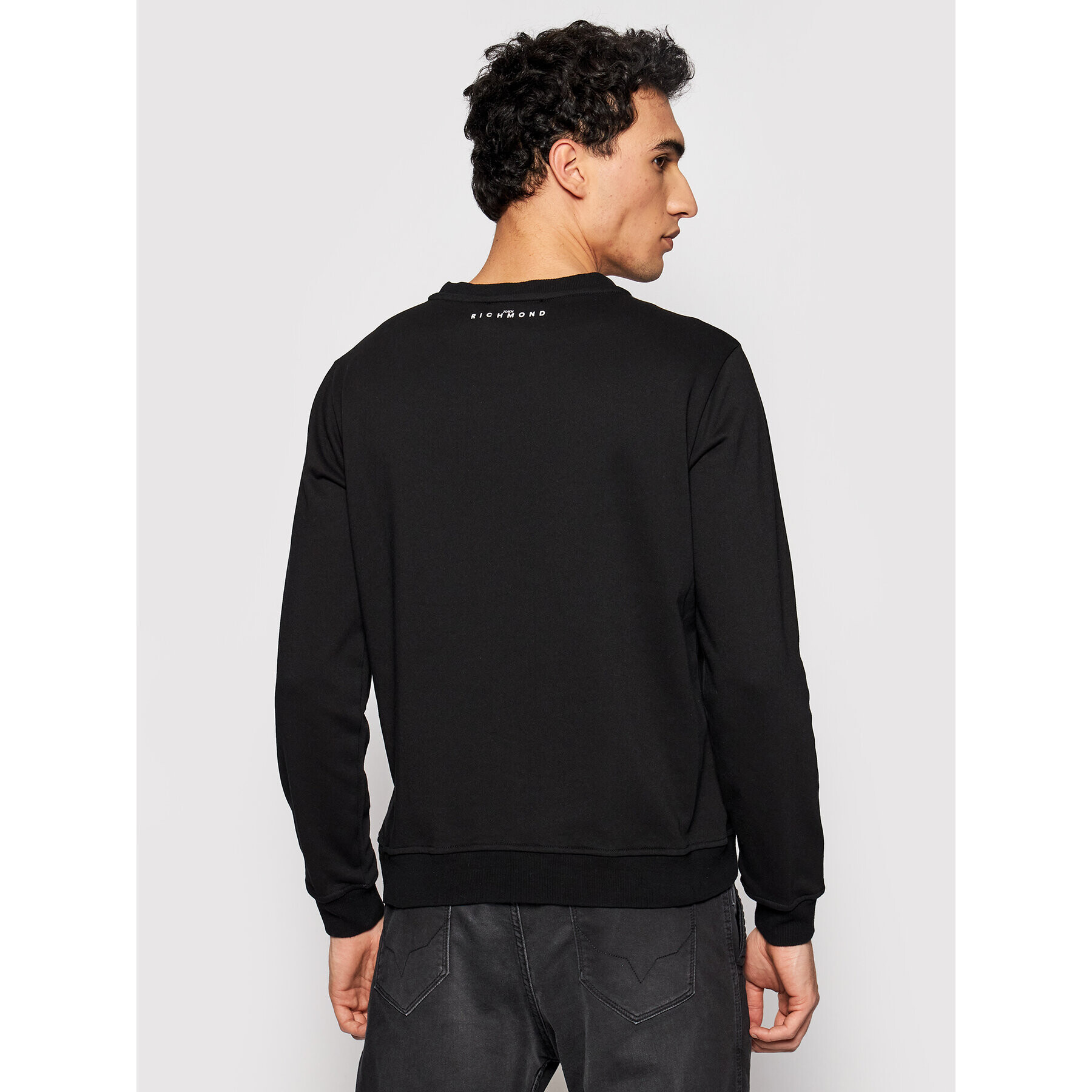 John Richmond Суитшърт Pasdena RMP21004FE Черен Regular Fit - Pepit.bg