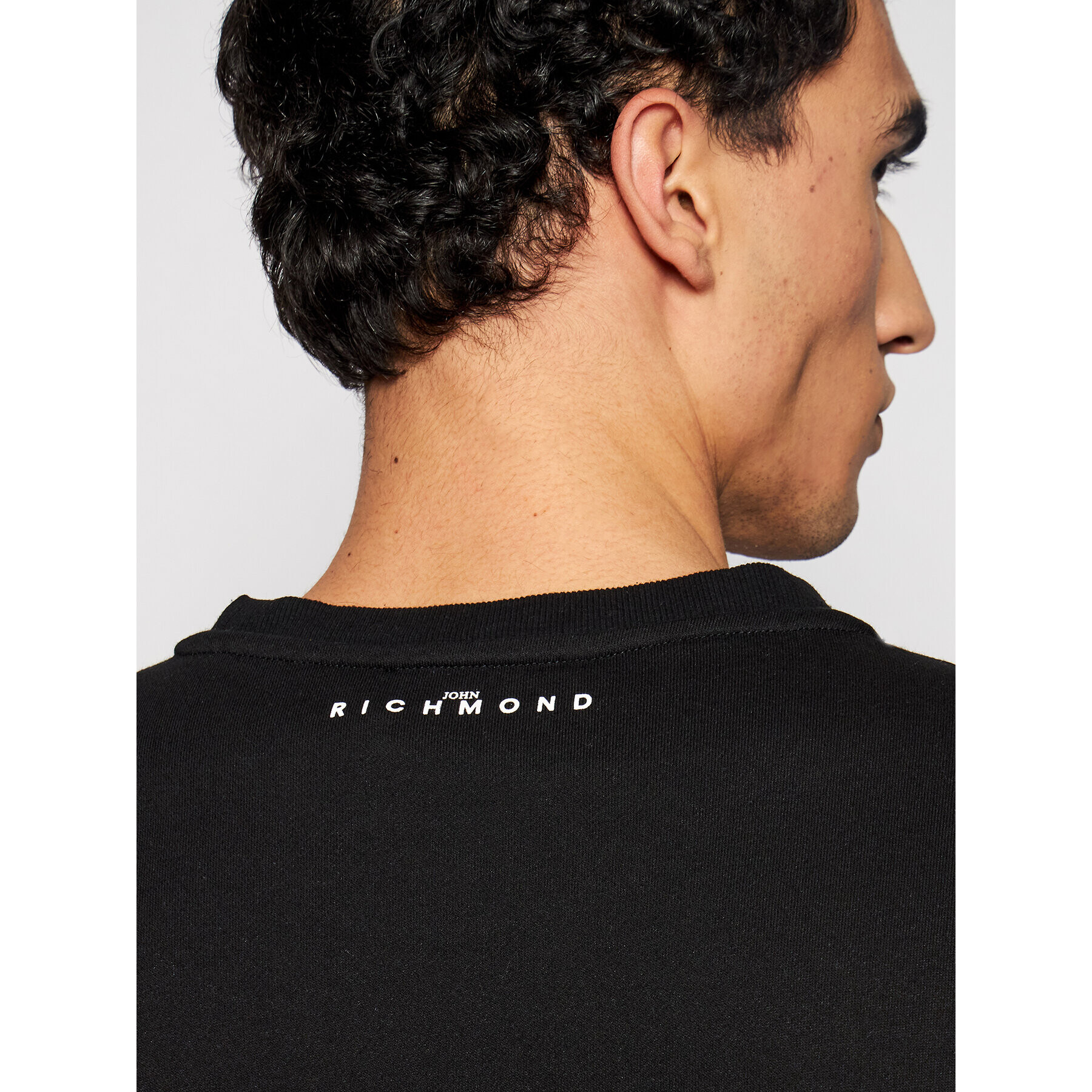 John Richmond Суитшърт Pasdena RMP21004FE Черен Regular Fit - Pepit.bg
