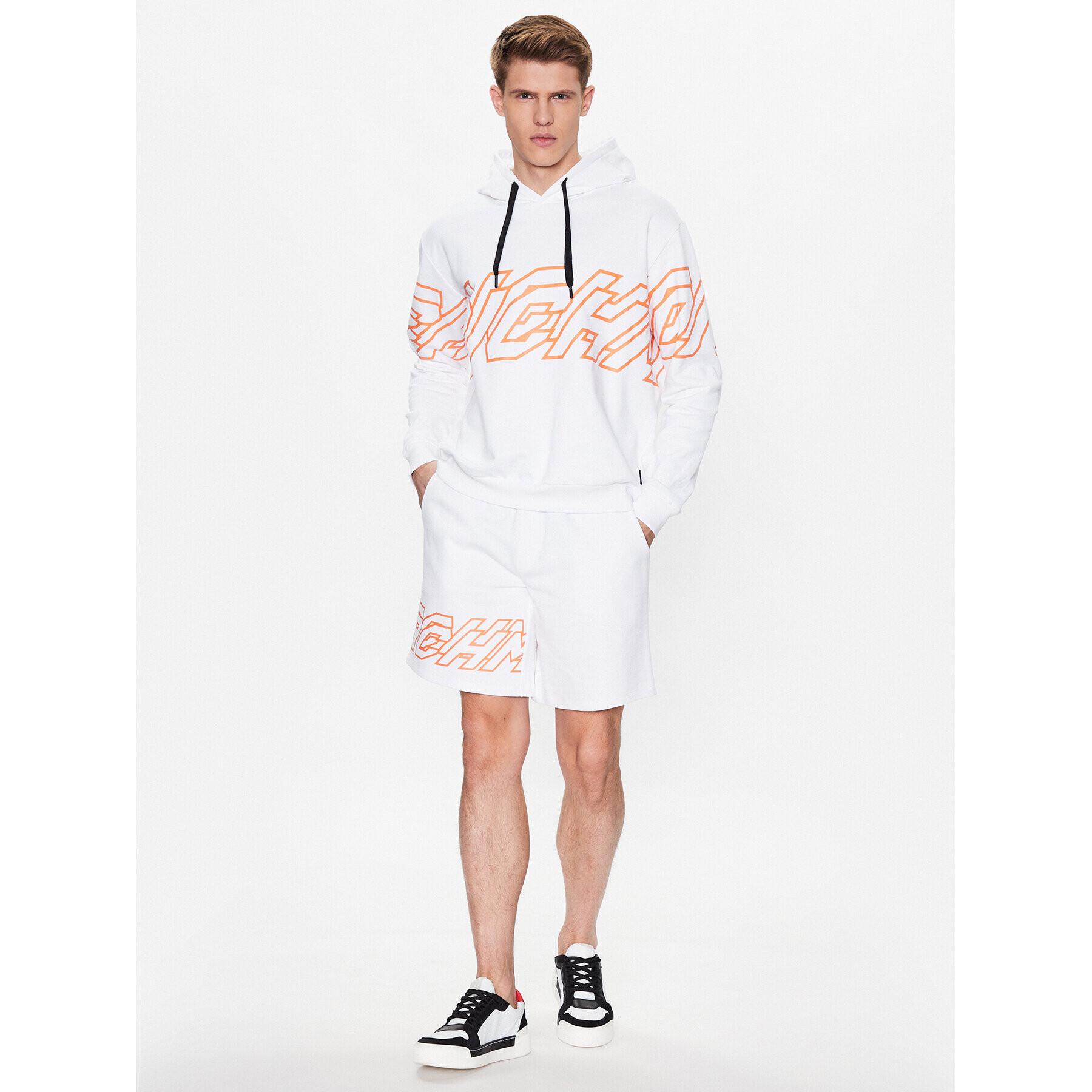 John Richmond Суитшърт UMP23015FE Бял Regular Fit - Pepit.bg