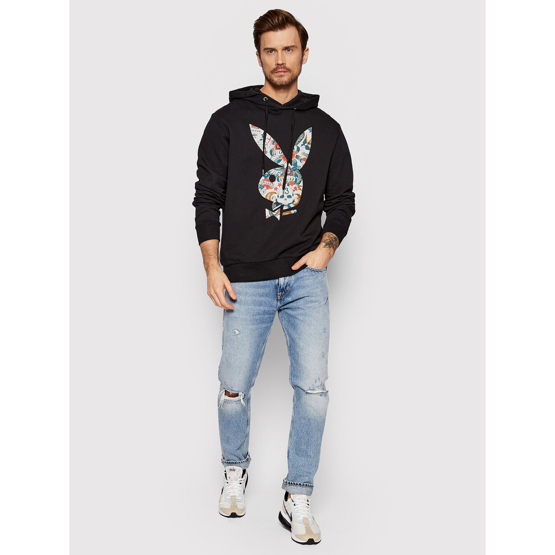 John Richmond Суитшърт Unisex RMP22304FE Черен Regular Fit - Pepit.bg