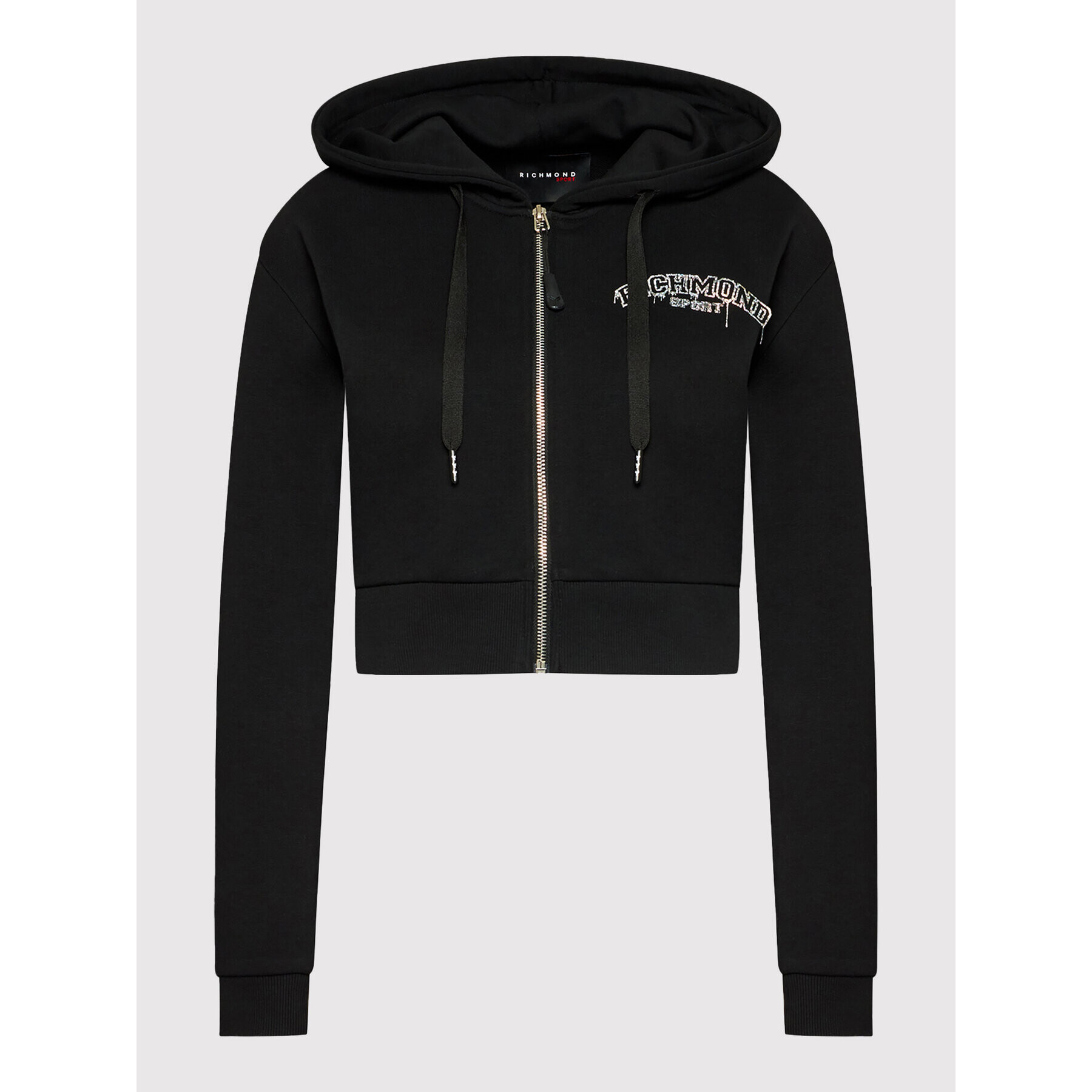 John Richmond Суитшърт UWP22066FE Черен Regular Fit - Pepit.bg