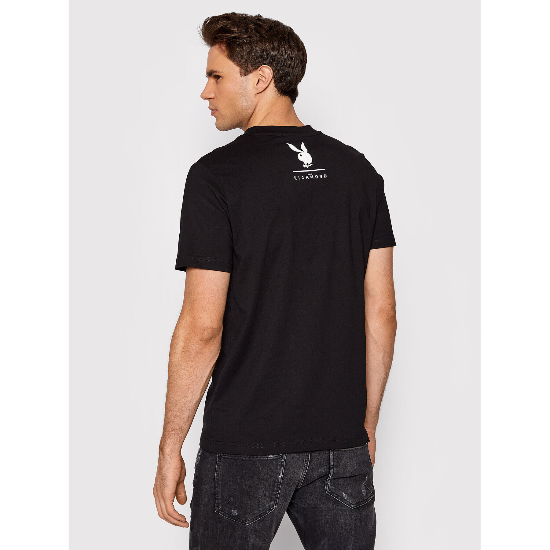 John Richmond Тишърт Dilga HMP22133TS Черен Regular Fit - Pepit.bg