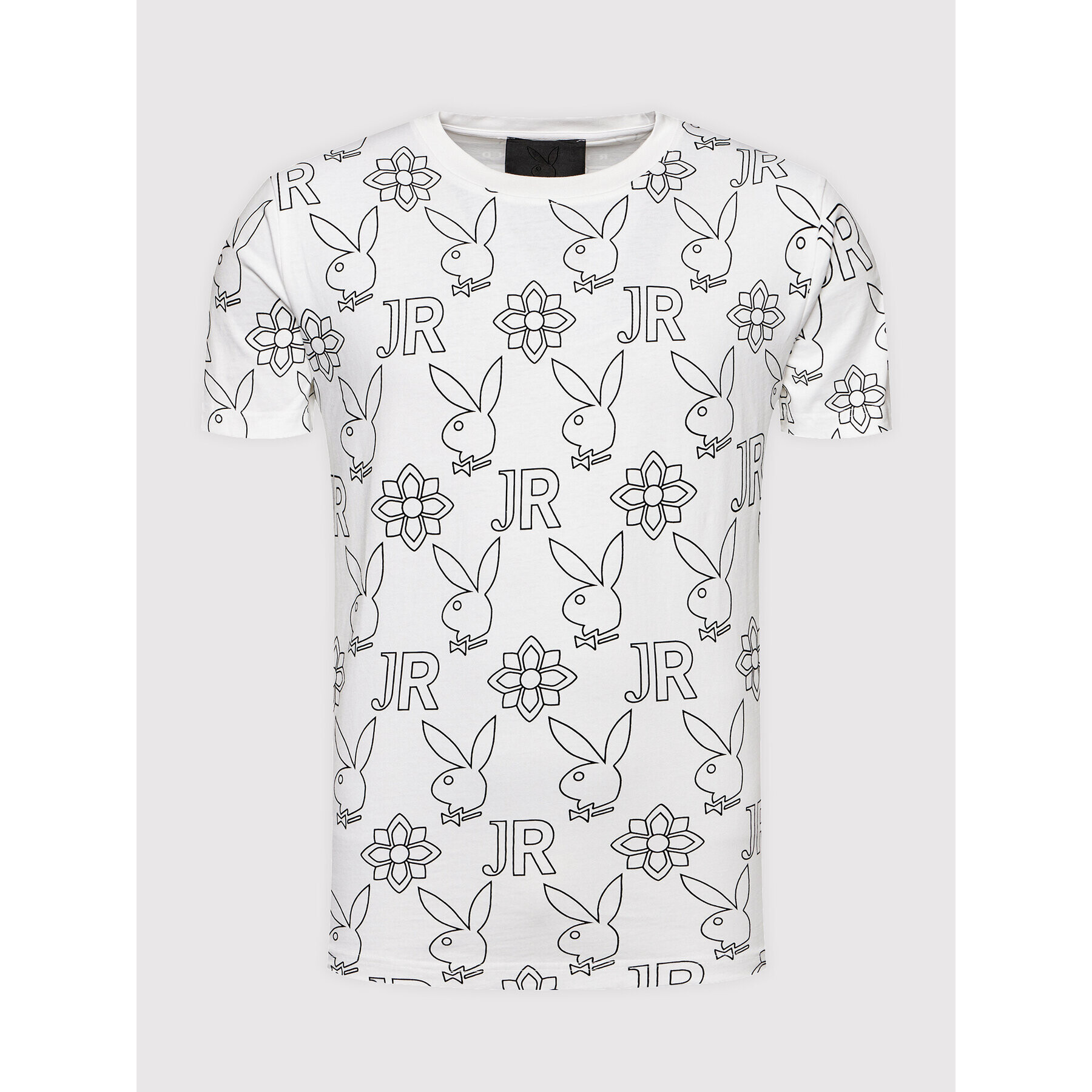John Richmond Тишърт HMP22125TS Бял Regular Fit - Pepit.bg