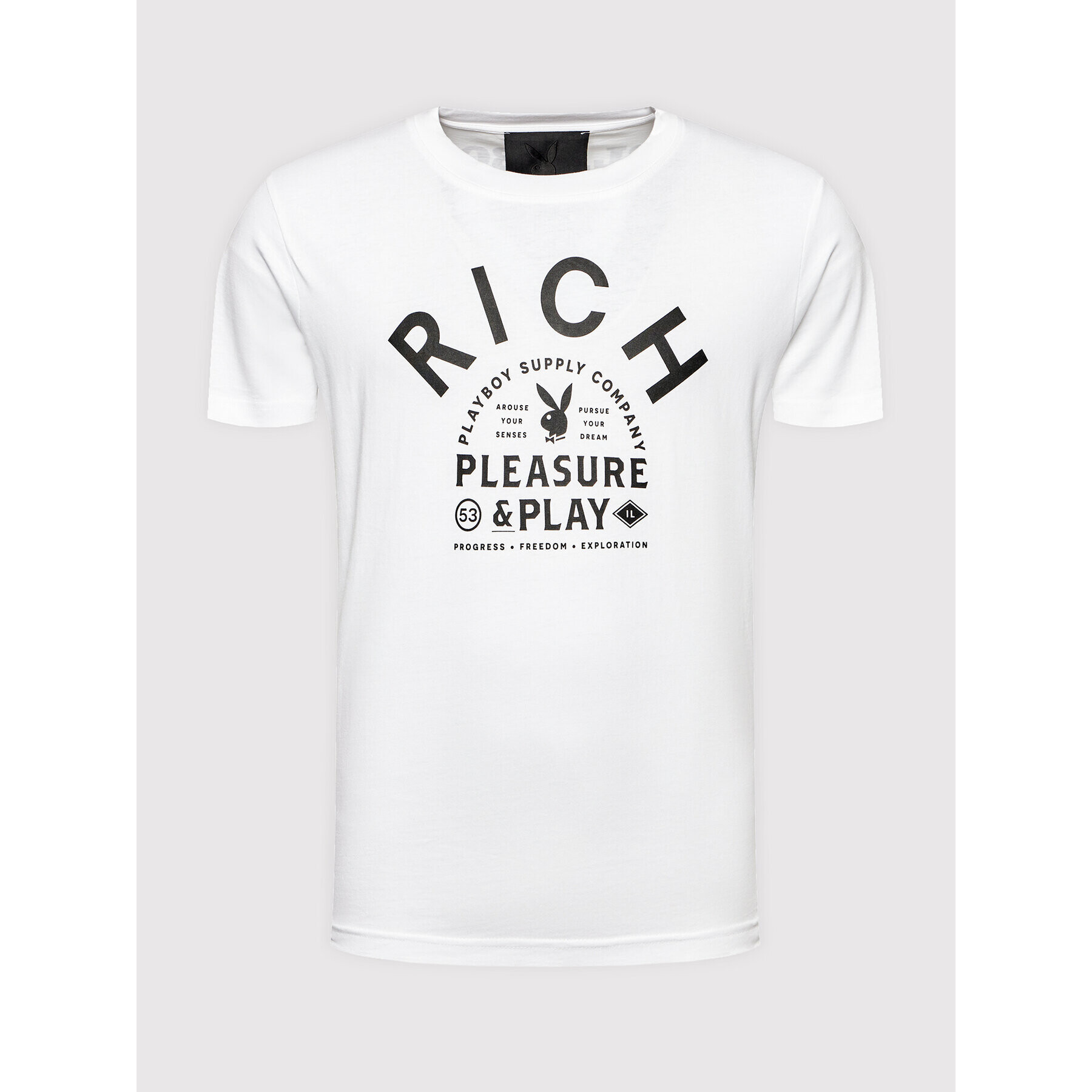 John Richmond Тишърт HMP22140TS Бял Regular Fit - Pepit.bg