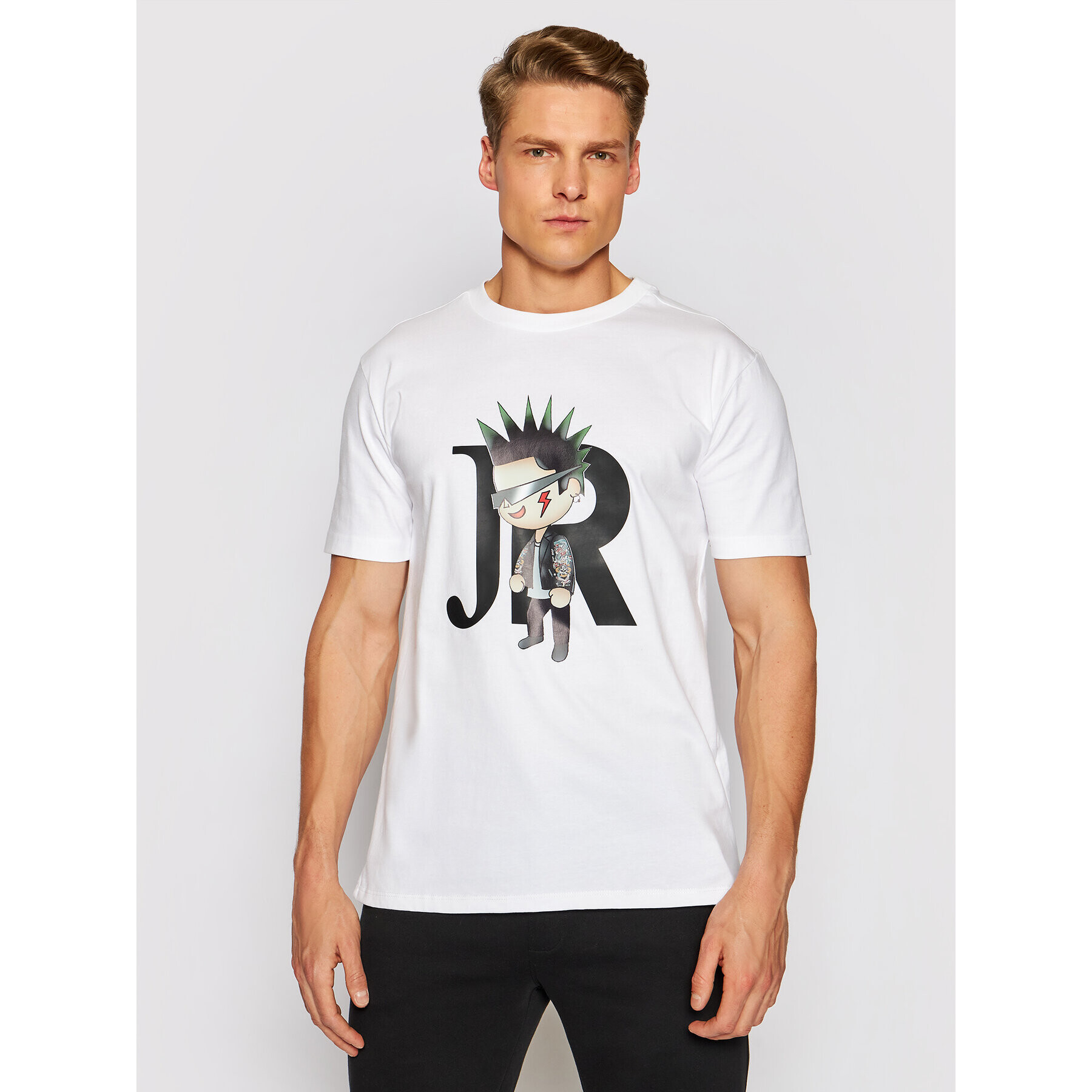 John Richmond Тишърт Kinneas RMP21203TS Бял Regular Fit - Pepit.bg