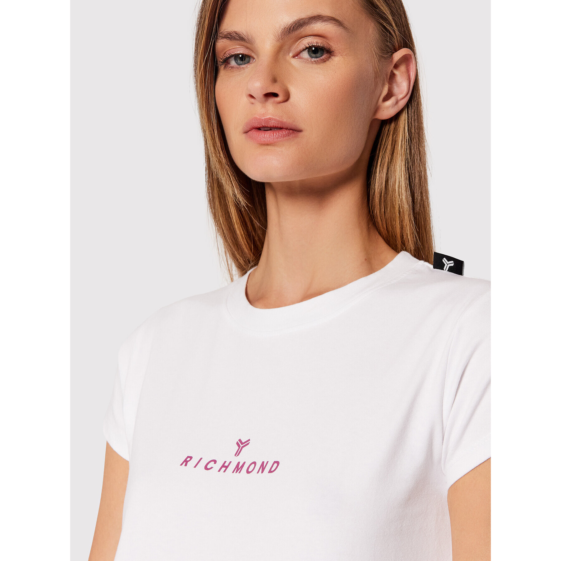 John Richmond Тишърт Lahaina UWA21017TS Бял Regular Fit - Pepit.bg
