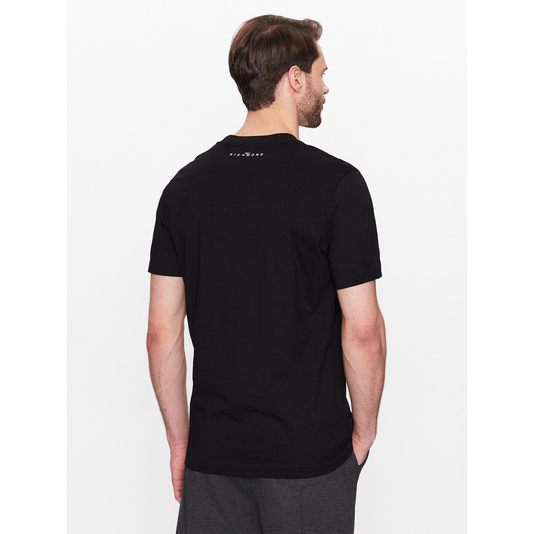 John Richmond Тишърт Levadia RMP23232TS Черен Regular Fit - Pepit.bg