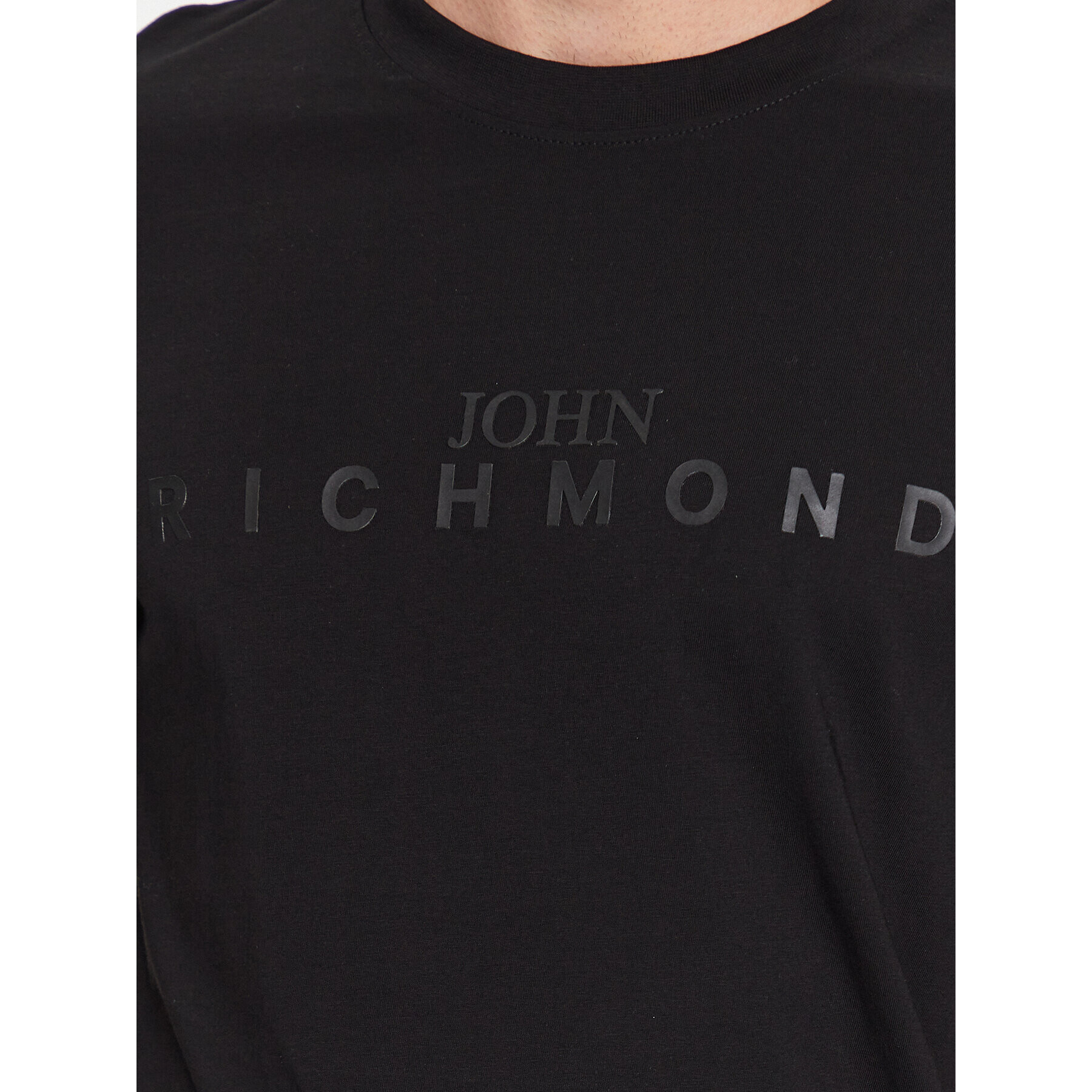 John Richmond Тишърт Maicon RMP23231TS Черен Regular Fit - Pepit.bg