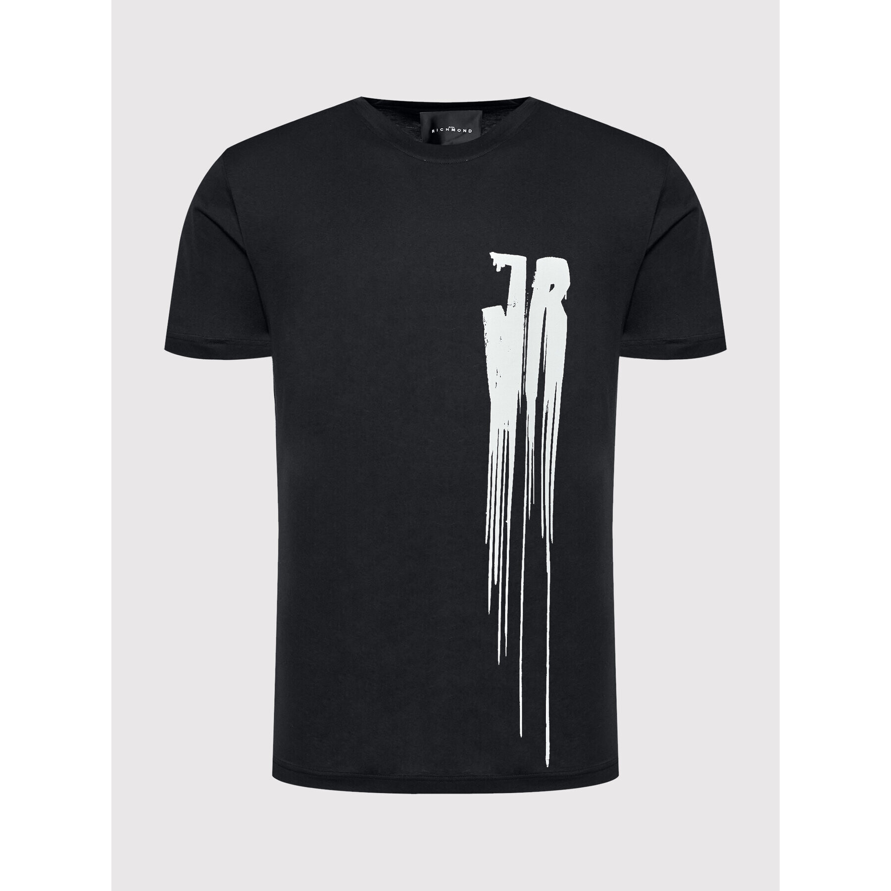 John Richmond Тишърт Over RMA22081TS Черен Regular Fit - Pepit.bg