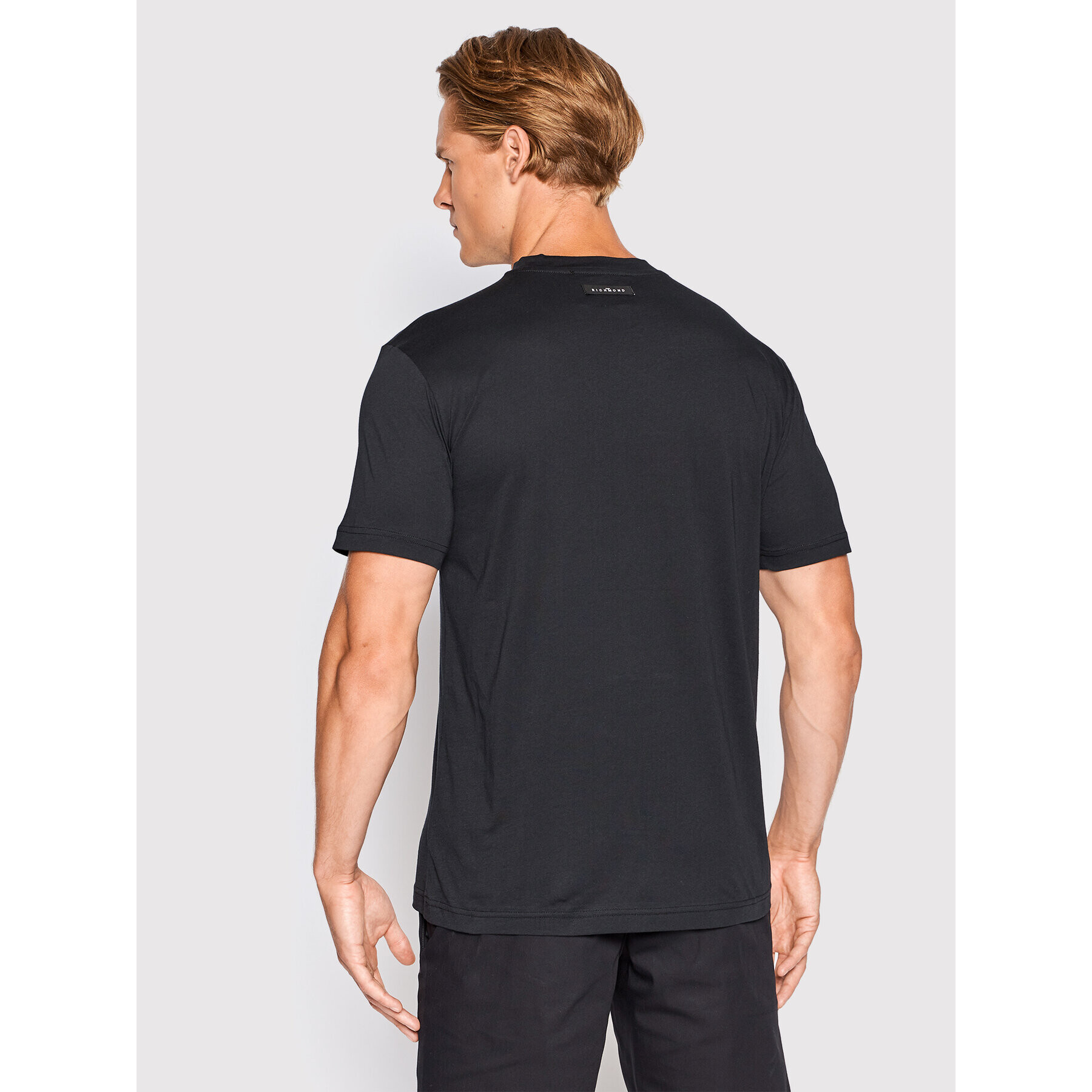 John Richmond Тишърт RMA22074TS Черен Regular Fit - Pepit.bg