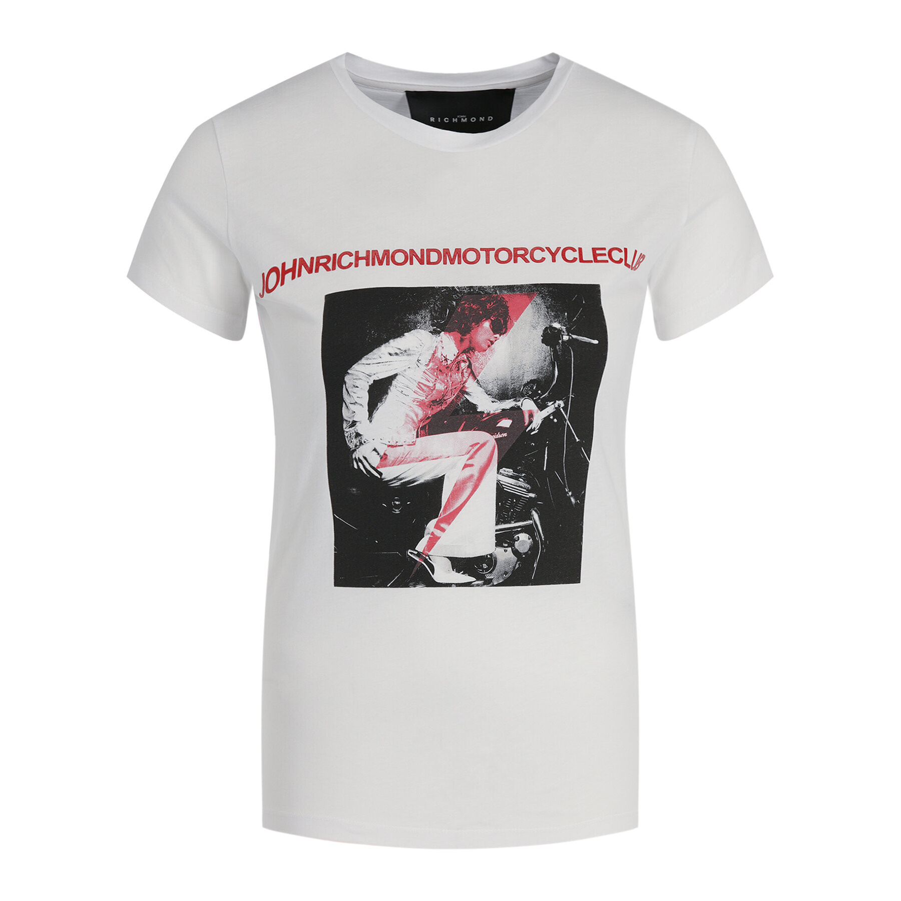 John Richmond Тишърт RWA19251TS Бял Regular Fit - Pepit.bg