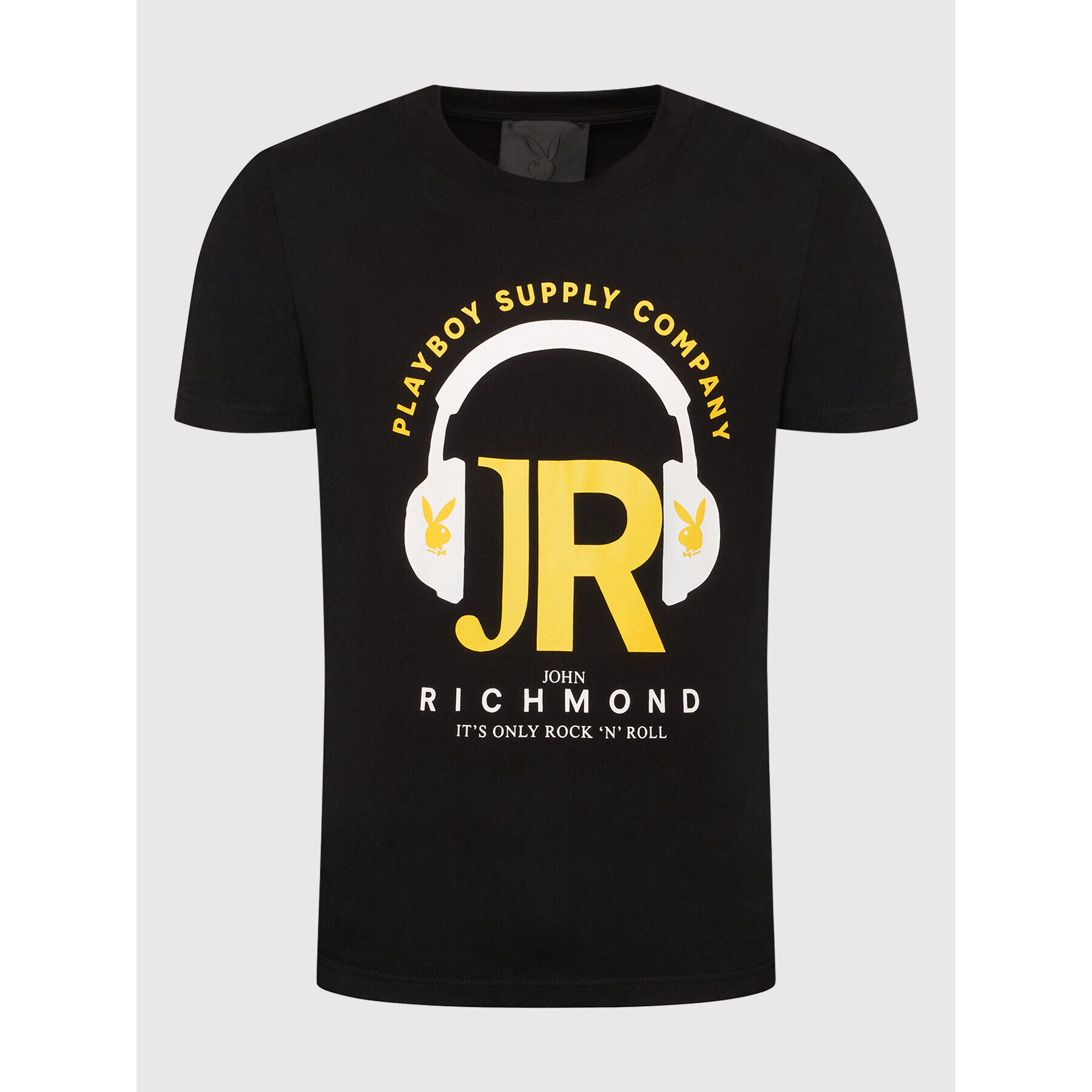 John Richmond Тишърт Shinto HMP22136TS Черен Regular Fit - Pepit.bg