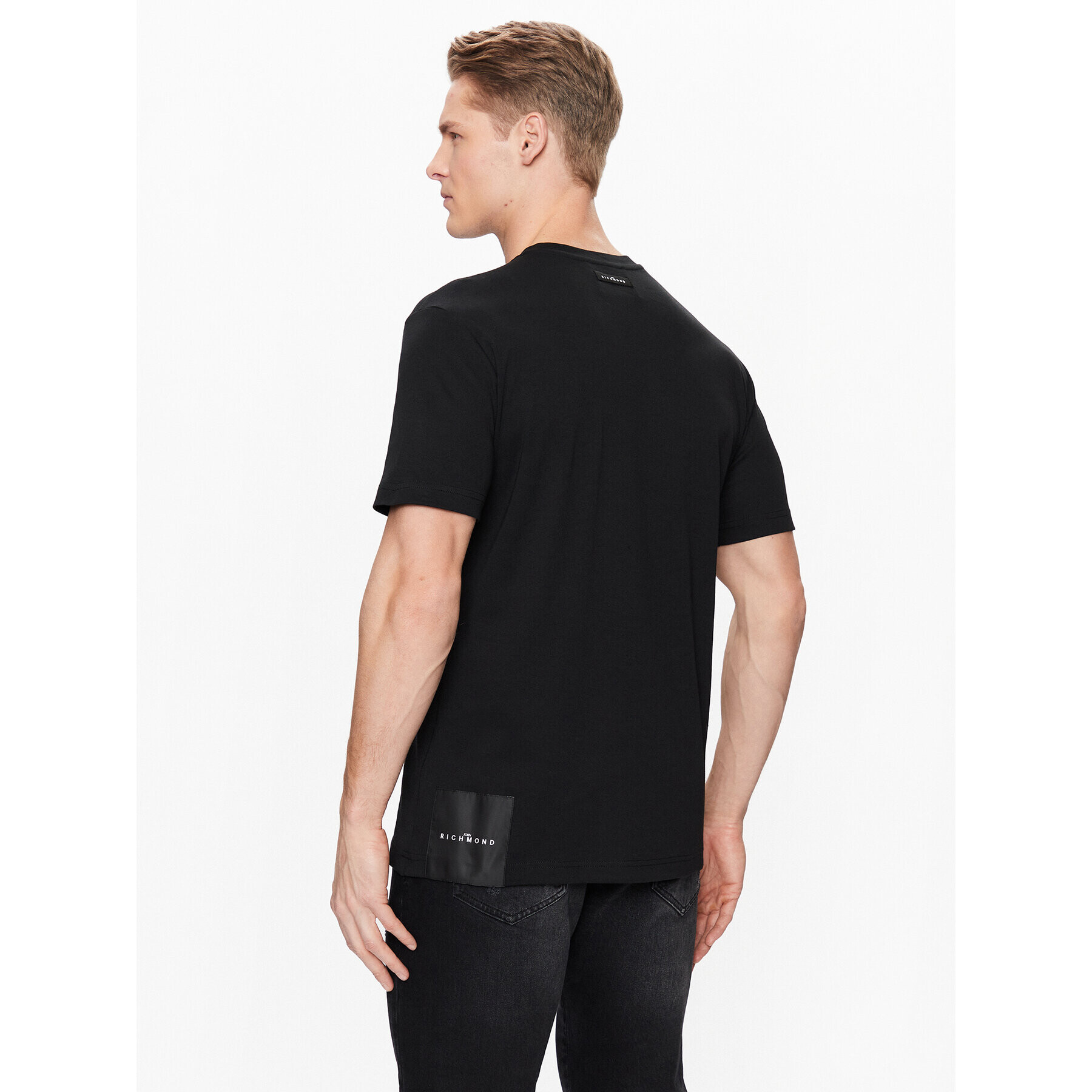 John Richmond Тишърт Tendex RMP23072TS Черен Regular Fit - Pepit.bg