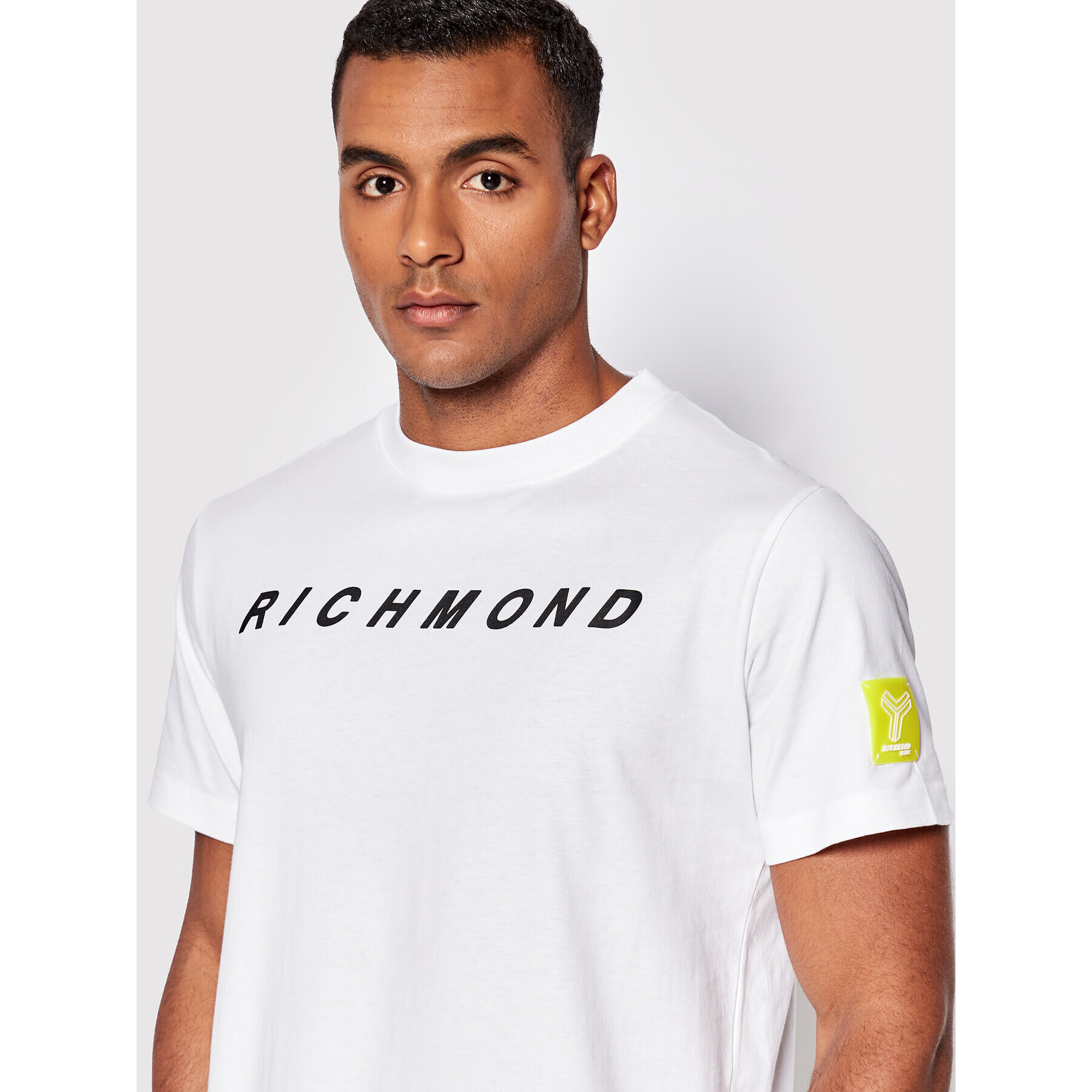 John Richmond Тишърт UMA22014TS Бял Regular Fit - Pepit.bg