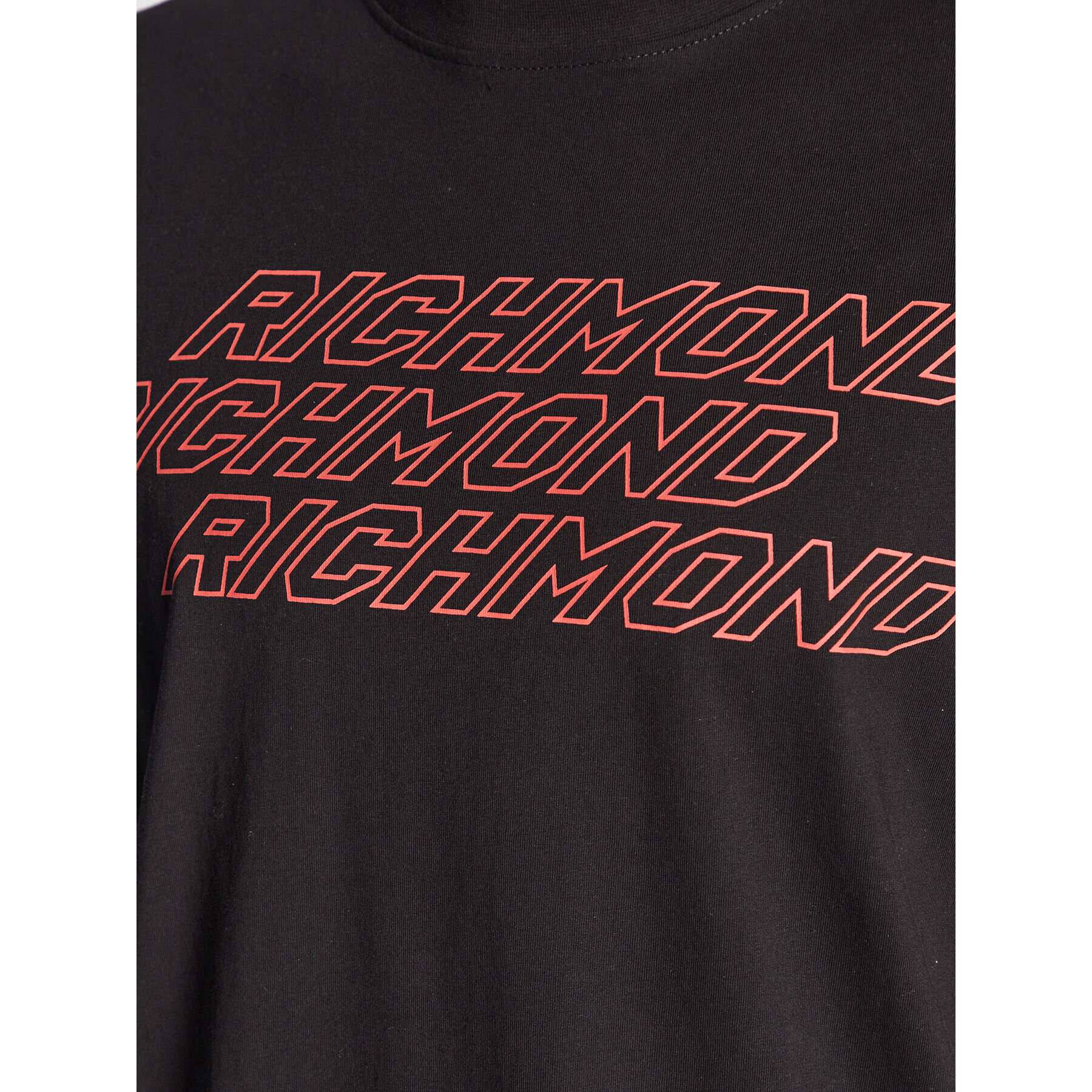 John Richmond Тишърт UMP23018TS Черен Regular Fit - Pepit.bg