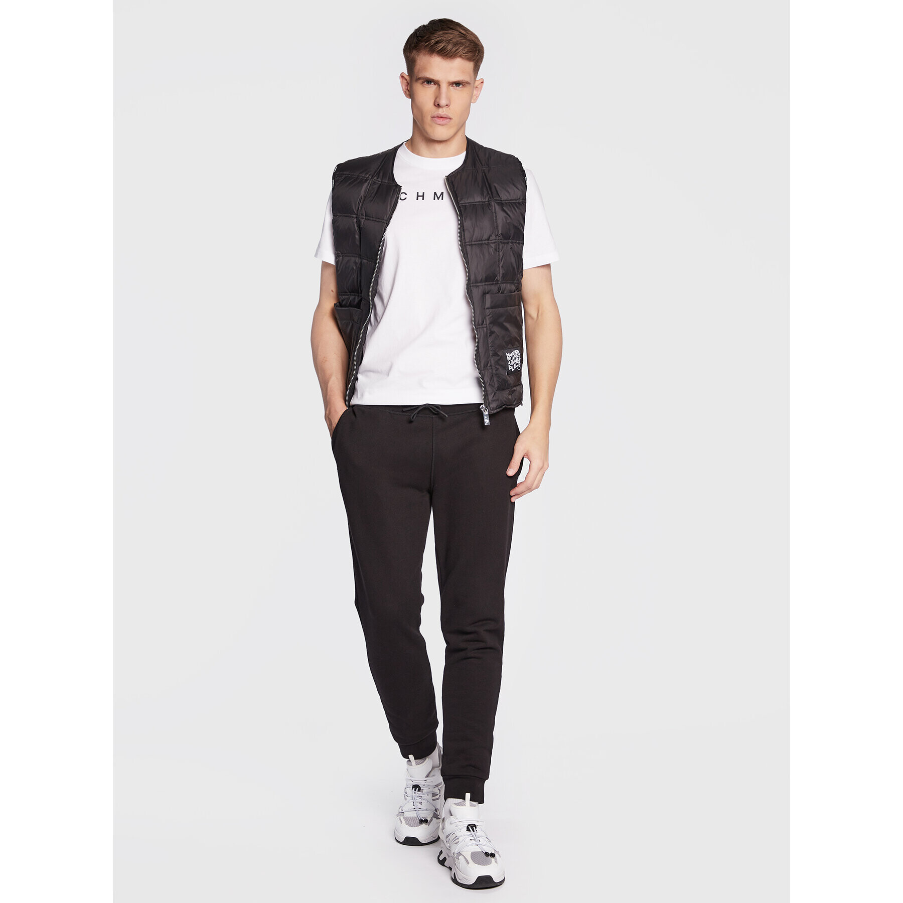 John Richmond Тишърт UMP23024TS Бял Regular Fit - Pepit.bg