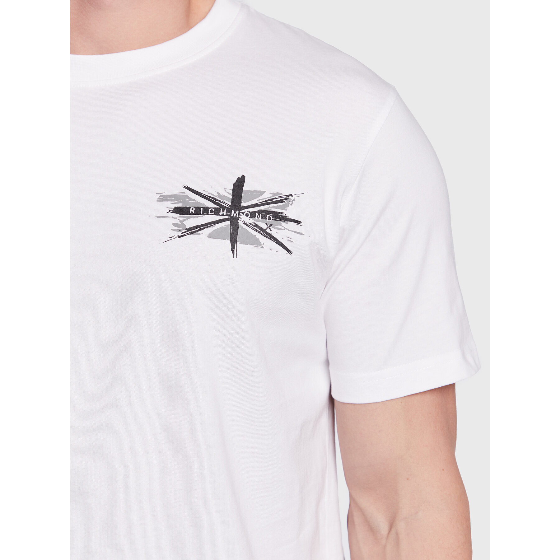 John Richmond Тишърт UMP23039TS Бял Regular Fit - Pepit.bg