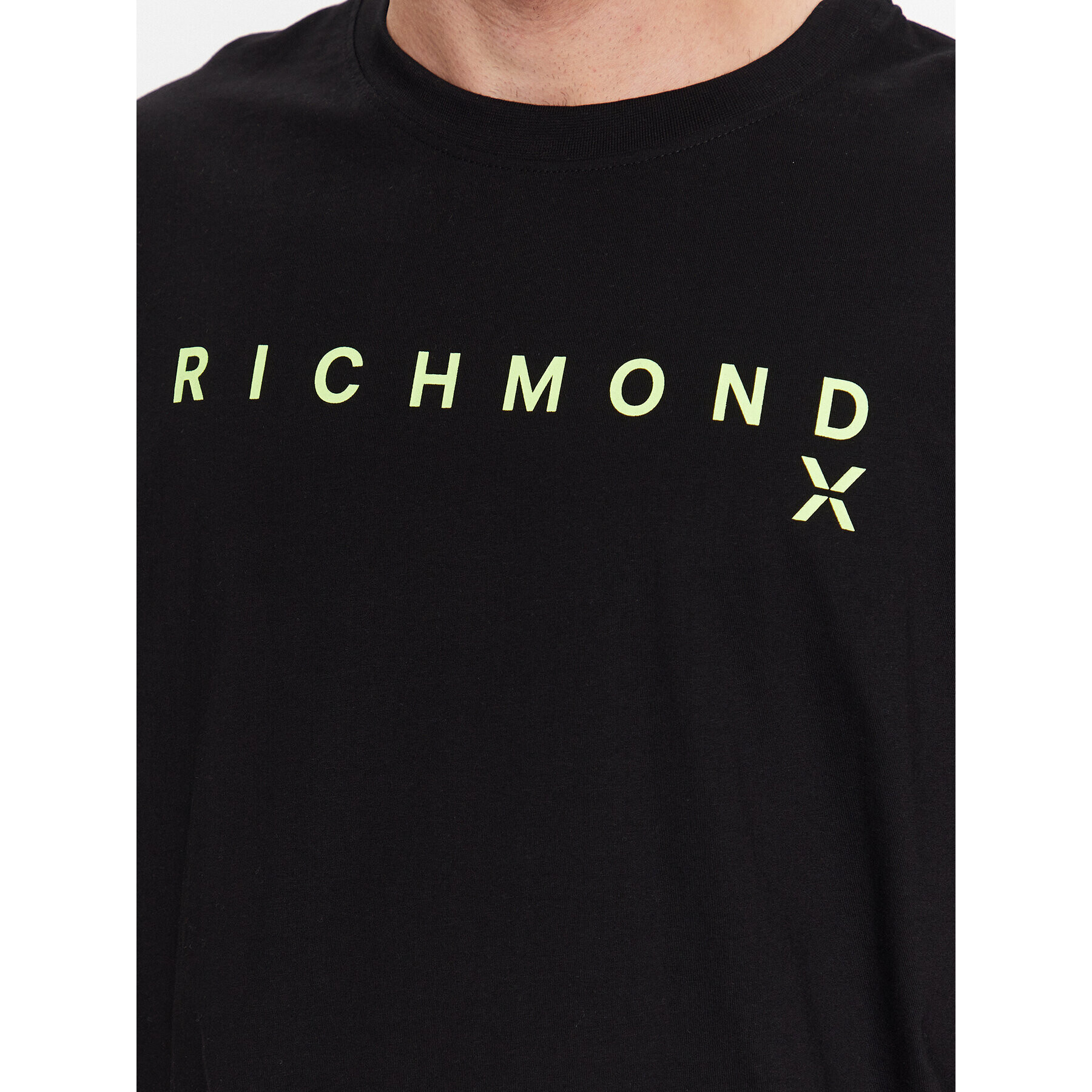 John Richmond Тишърт UMP23052TS Черен Relaxed Fit - Pepit.bg