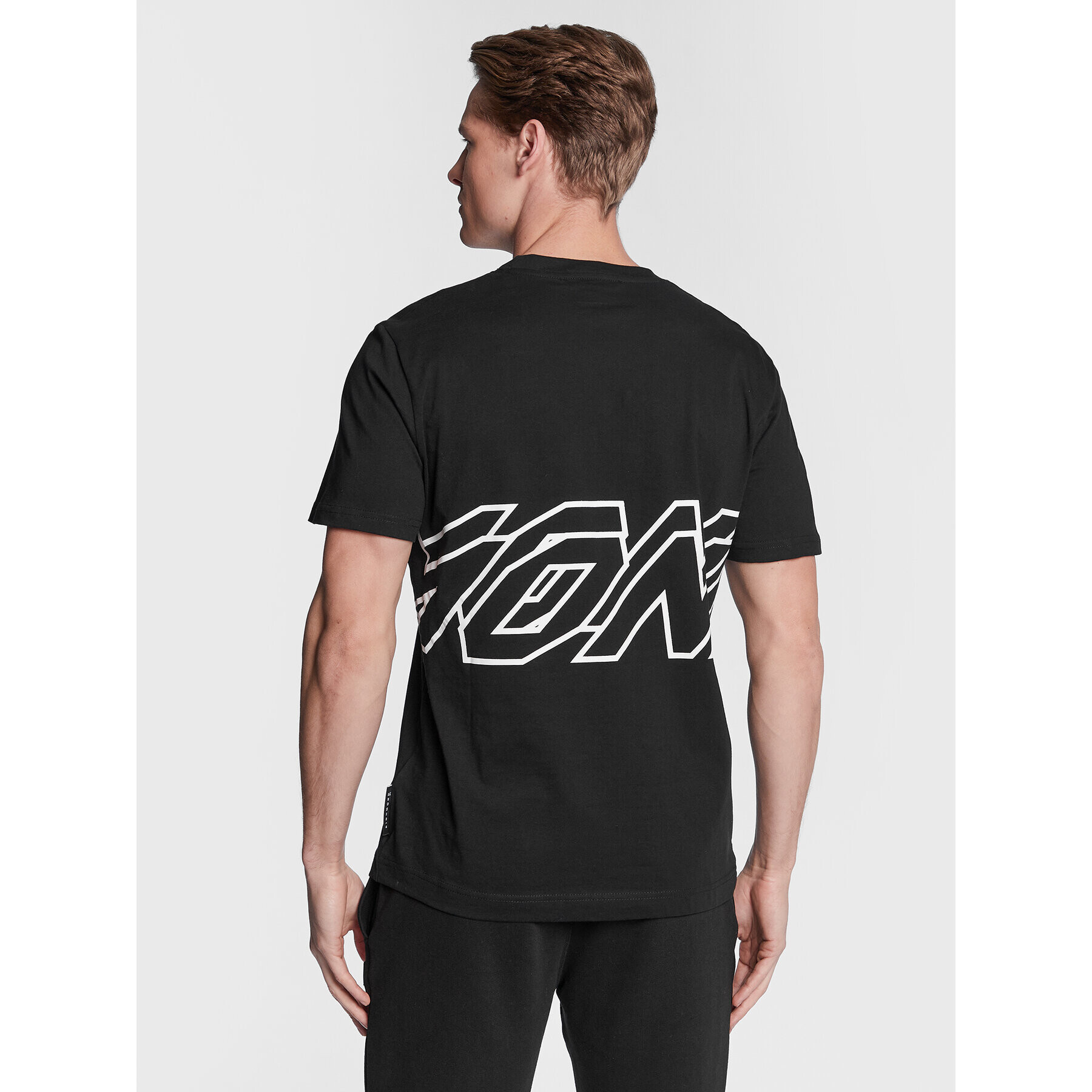 John Richmond Тишърт UMP23158TS Черен Regular Fit - Pepit.bg