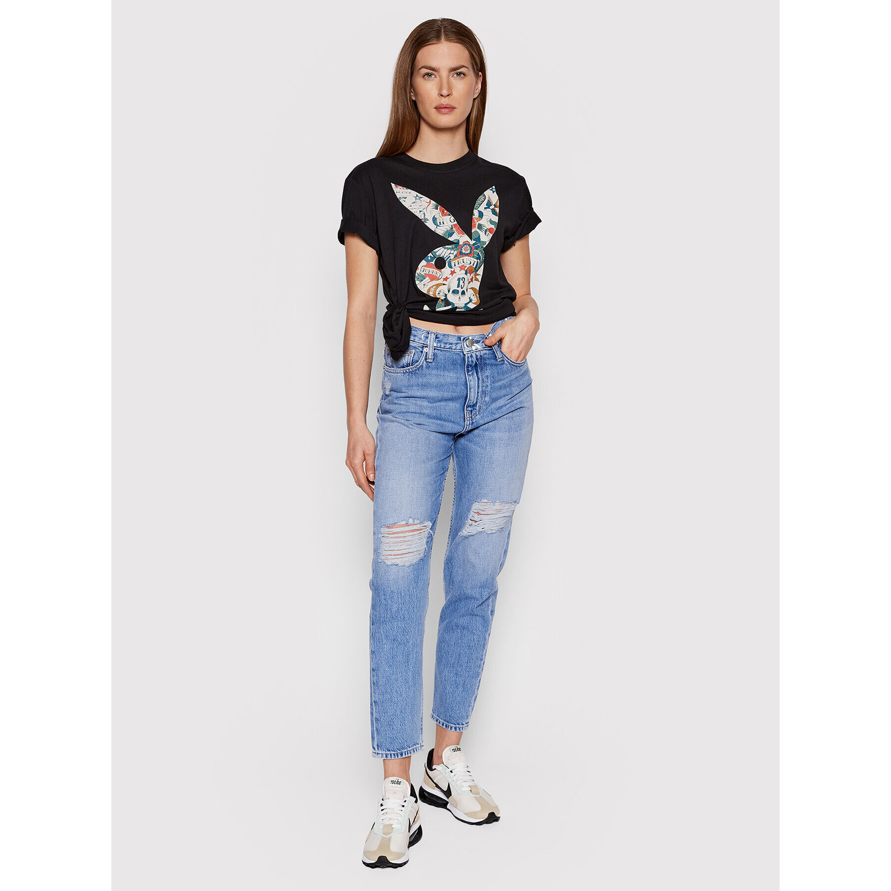 John Richmond Тишърт Unisex RMP22305TS Черен Regular Fit - Pepit.bg