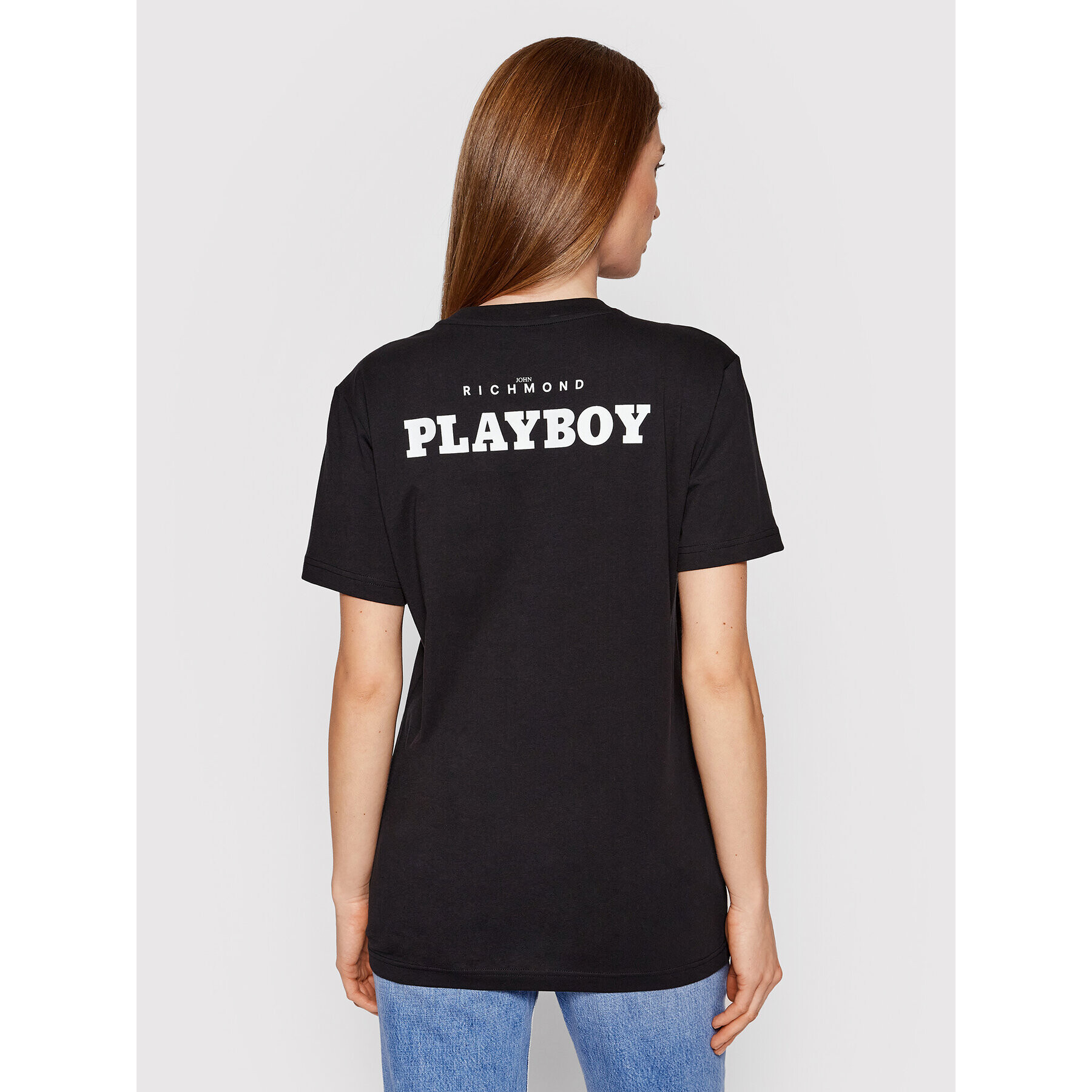 John Richmond Тишърт Unisex RMP22305TS Черен Regular Fit - Pepit.bg