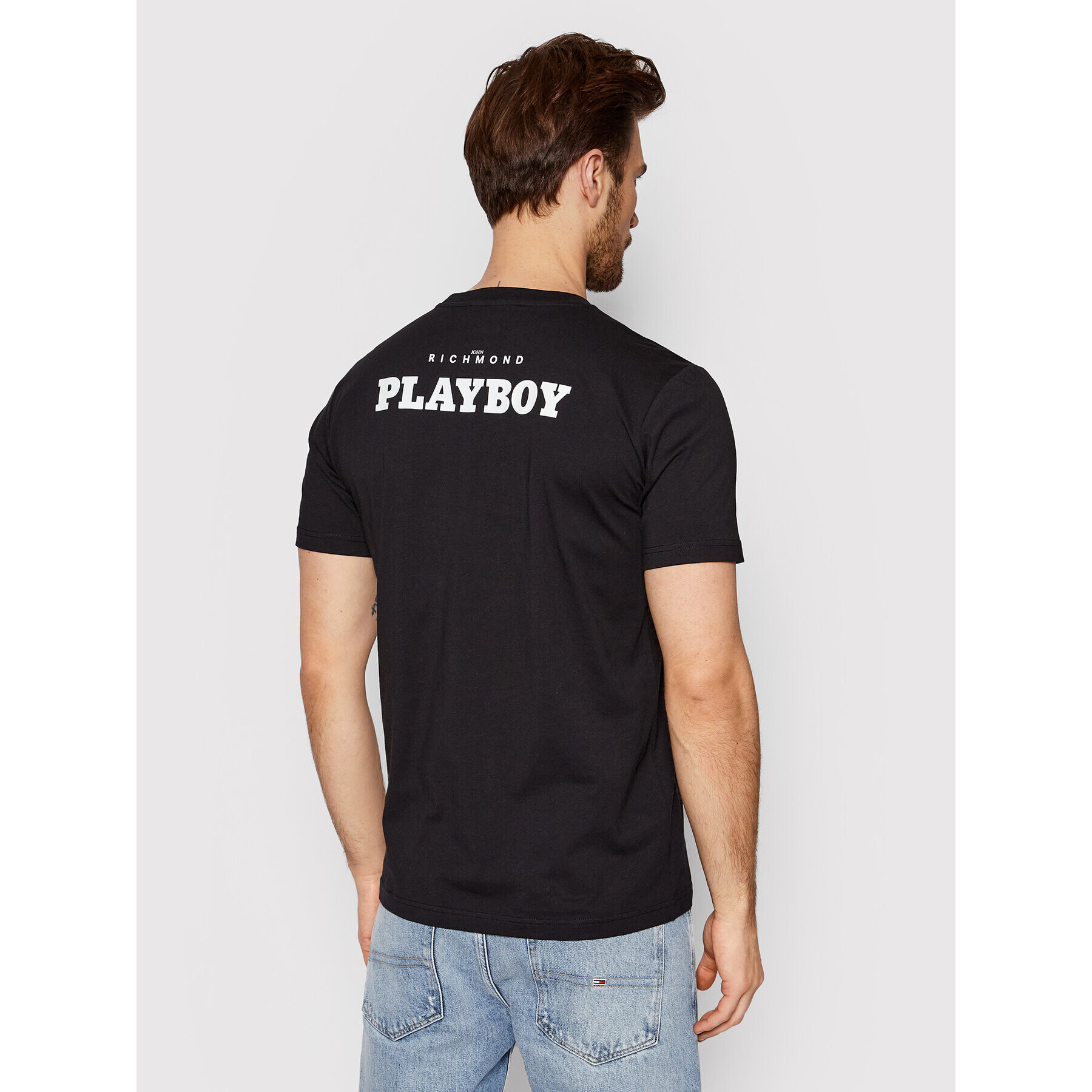 John Richmond Тишърт Unisex RMP22305TS Черен Regular Fit - Pepit.bg