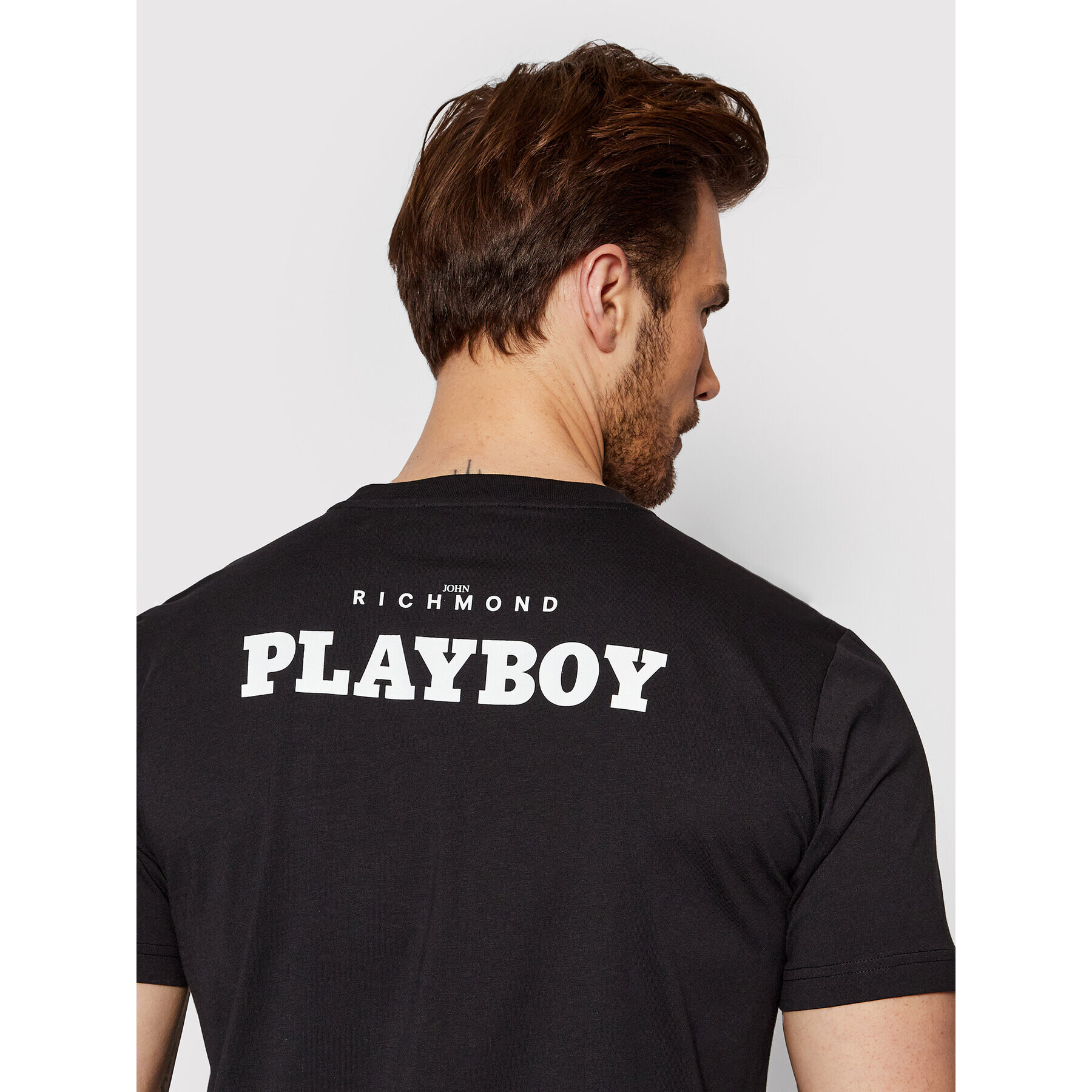 John Richmond Тишърт Unisex RMP22305TS Черен Regular Fit - Pepit.bg