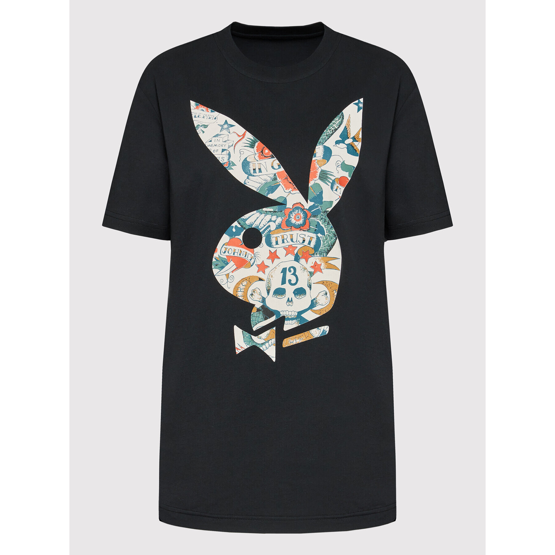 John Richmond Тишърт Unisex RMP22305TS Черен Regular Fit - Pepit.bg
