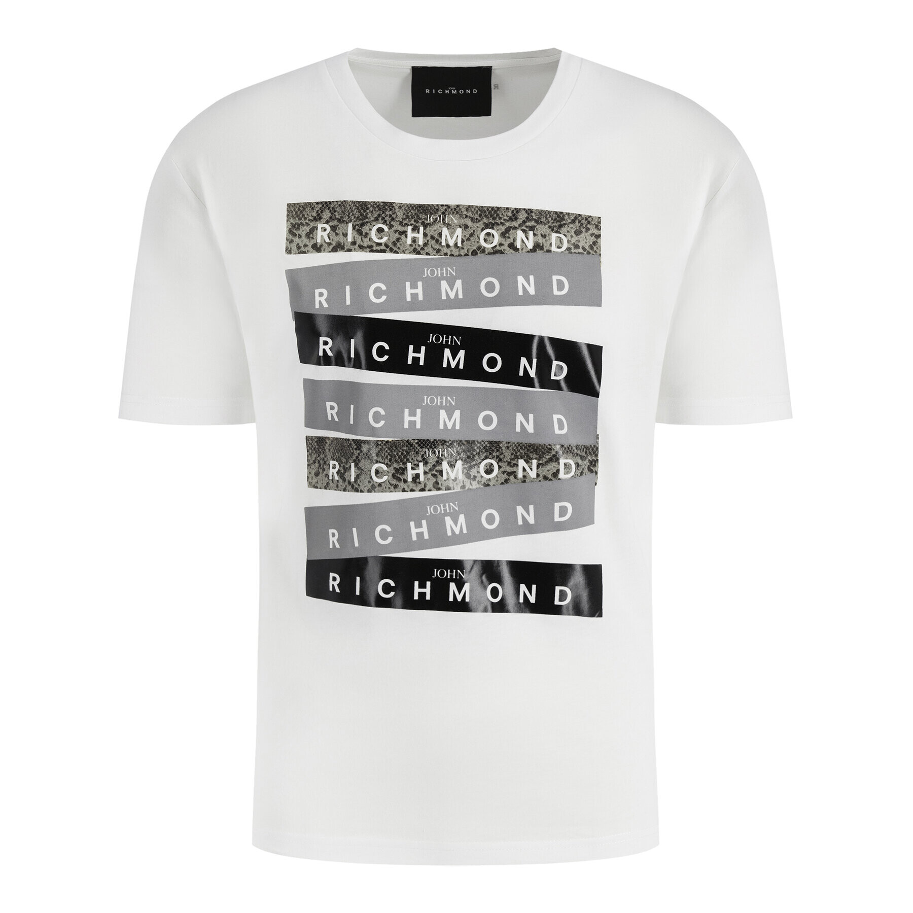 John Richmond Тишърт Valentina RMP20078TS Бял Regular Fit - Pepit.bg