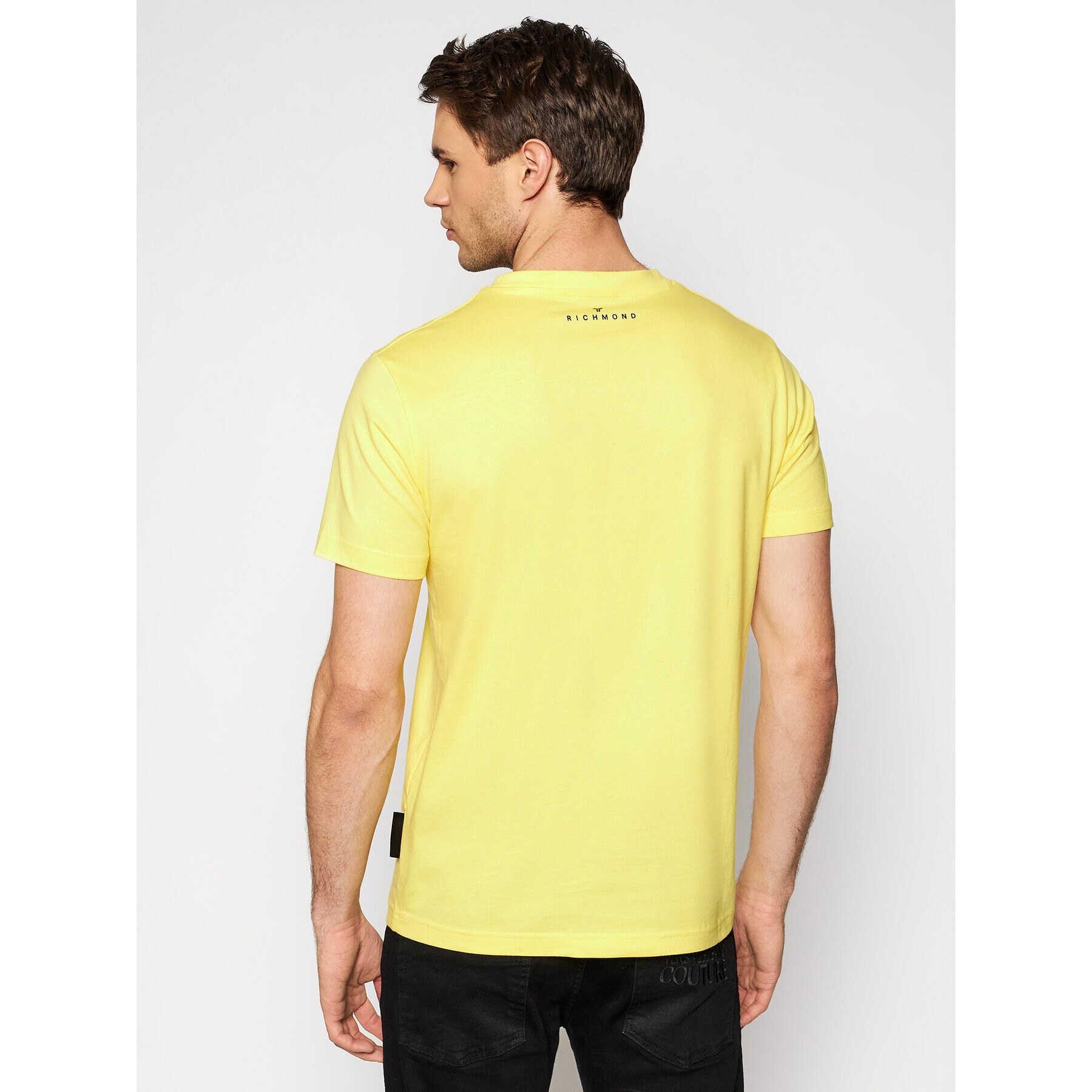 John Richmond Тишърт Zhotasy UMP21004TS Жълт Regular Fit - Pepit.bg