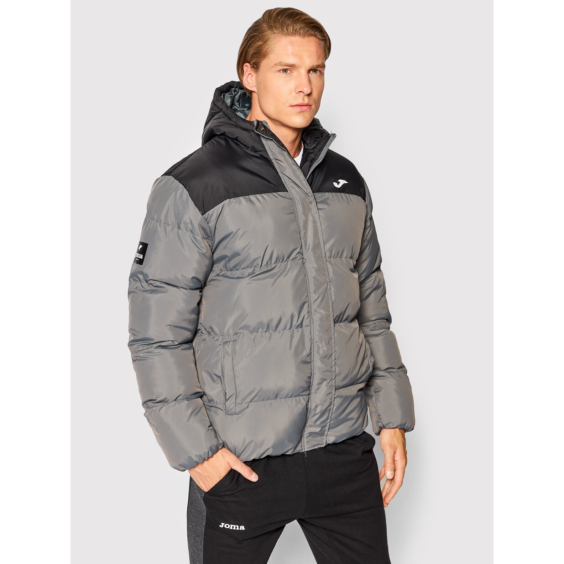 Joma Пухено яке Anorak 500467.276 Сив Regular Fit - Pepit.bg