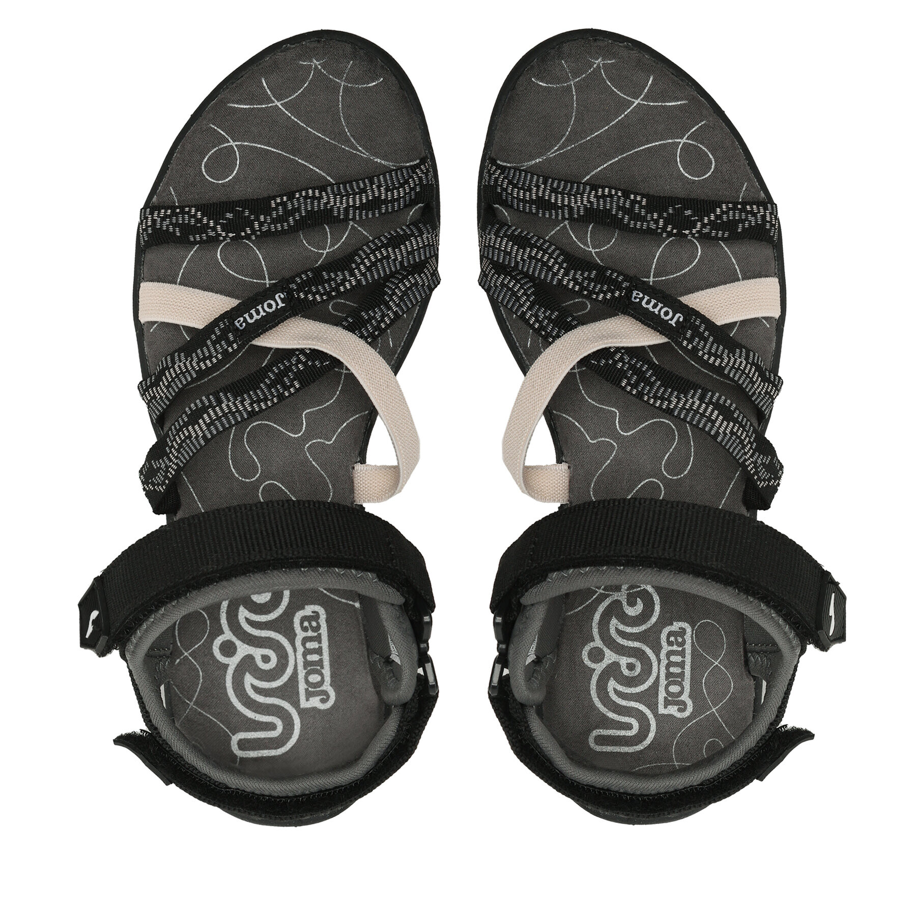 Joma Сандали S.Mali Lady 2301 SMALIS2301V Черен - Pepit.bg
